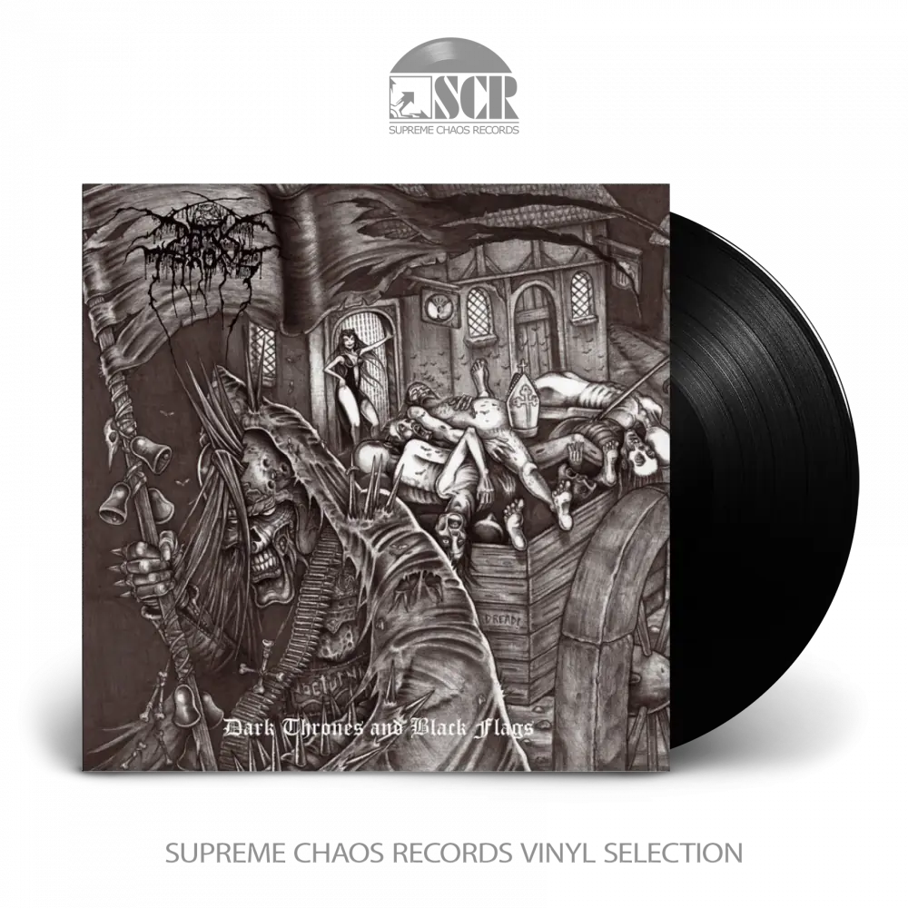 DARKTHRONE - Dark Thrones and Black Flags (Re-Release) · BLACK LP DARKTHRONE - Dark Thrones and Black Flags (Re-Release) · BLACK LP (Black Metal Vinyl)