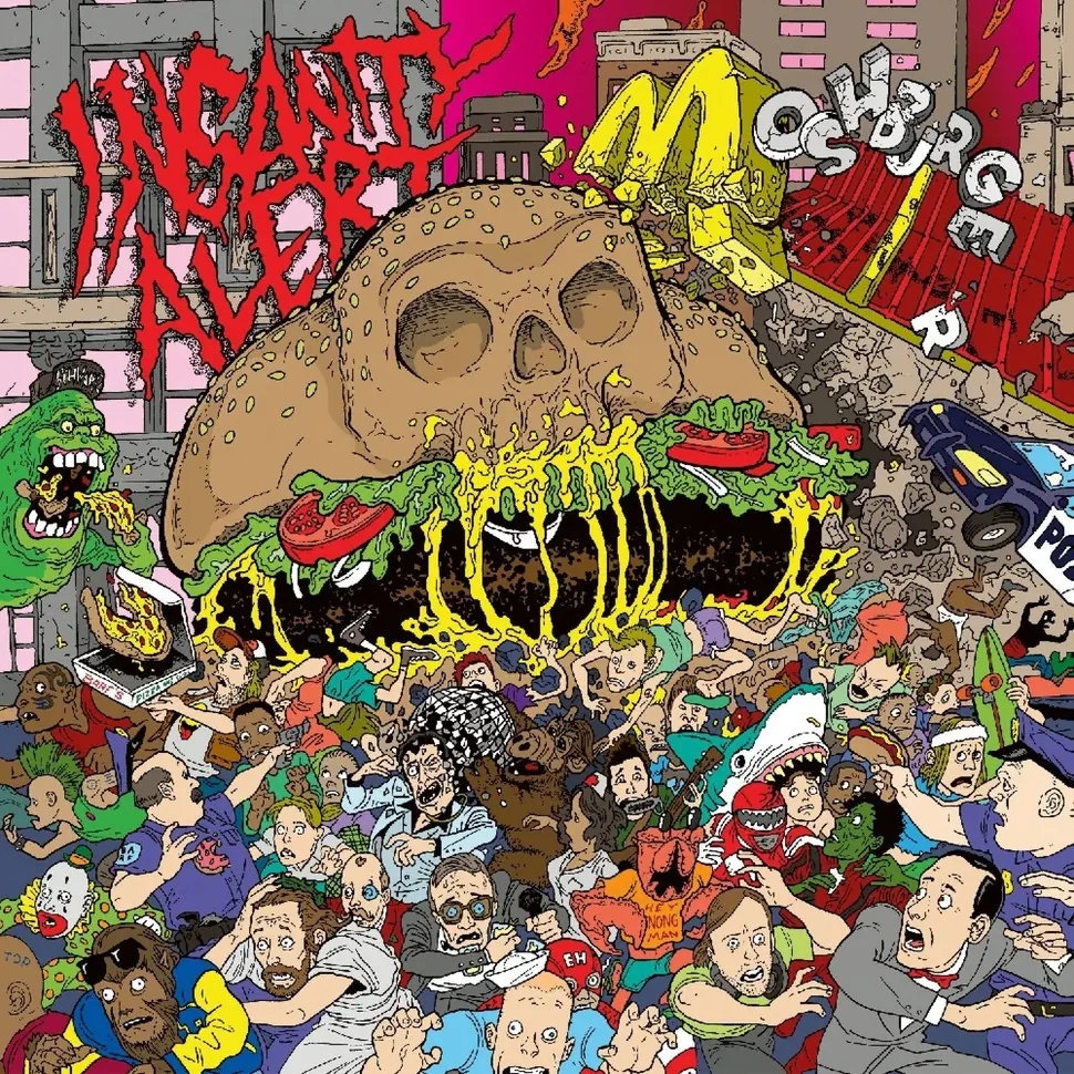 INSANITY ALERT - Moshburger · ORANGE LP (Thrash Metal Vinyl) · Bild 1