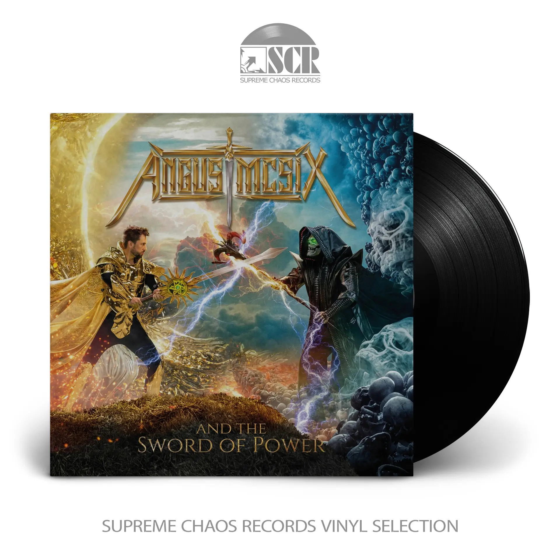 ANGUS MCSIX - Angus Mcsix And The Sword Of Power · BLACK LP ANGUS MCSIX - Angus Mcsix And The Sword Of Power · BLACK LP (Power Metal Vinyl)