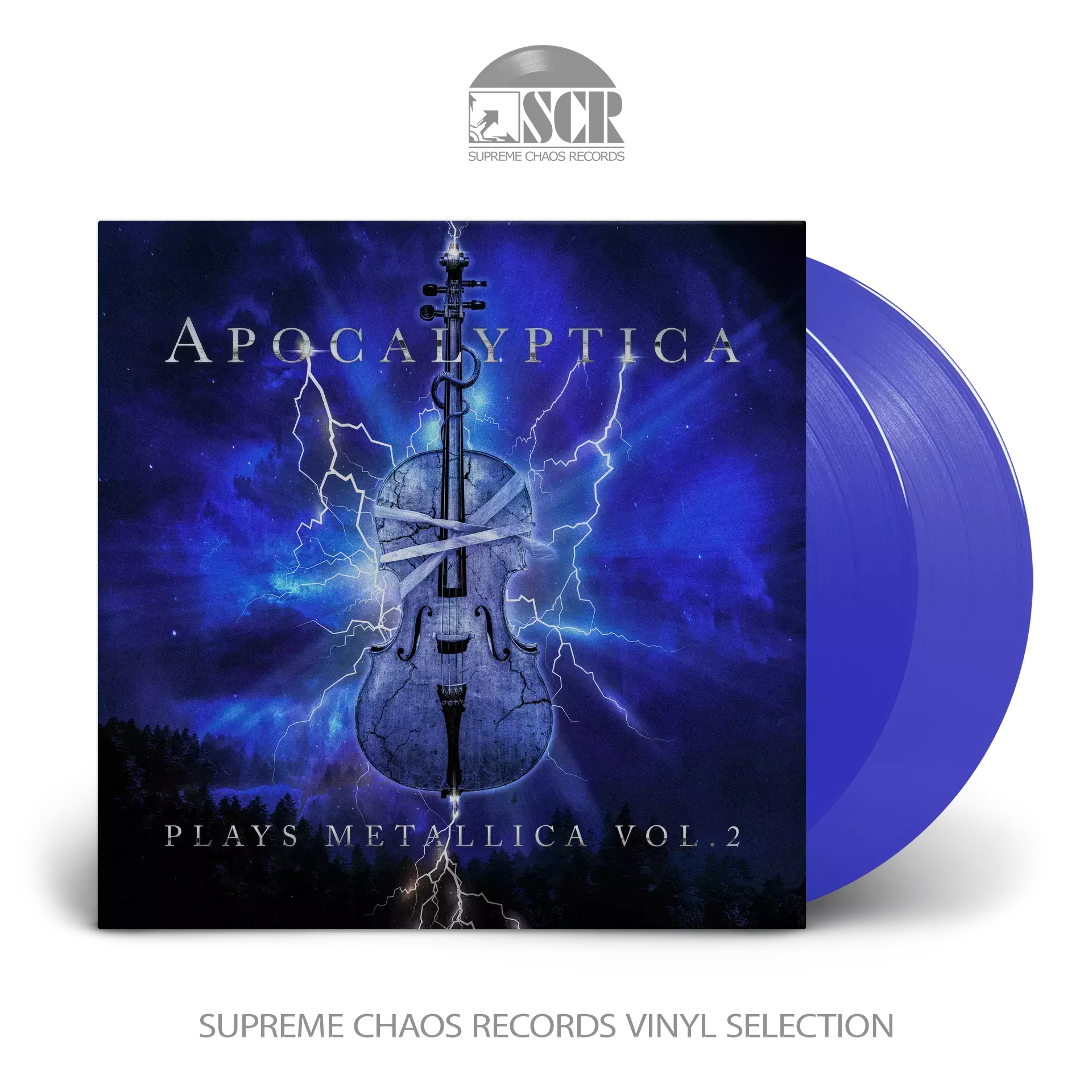 APOCALYPTICA - Plays Metallica Vol.2 · TRANSPARENT BLUE 2LP APOCALYPTICA - Plays Metallica Vol.2 · TRANSPARENT BLUE 2LP (Symphonic Metal Vinyl)