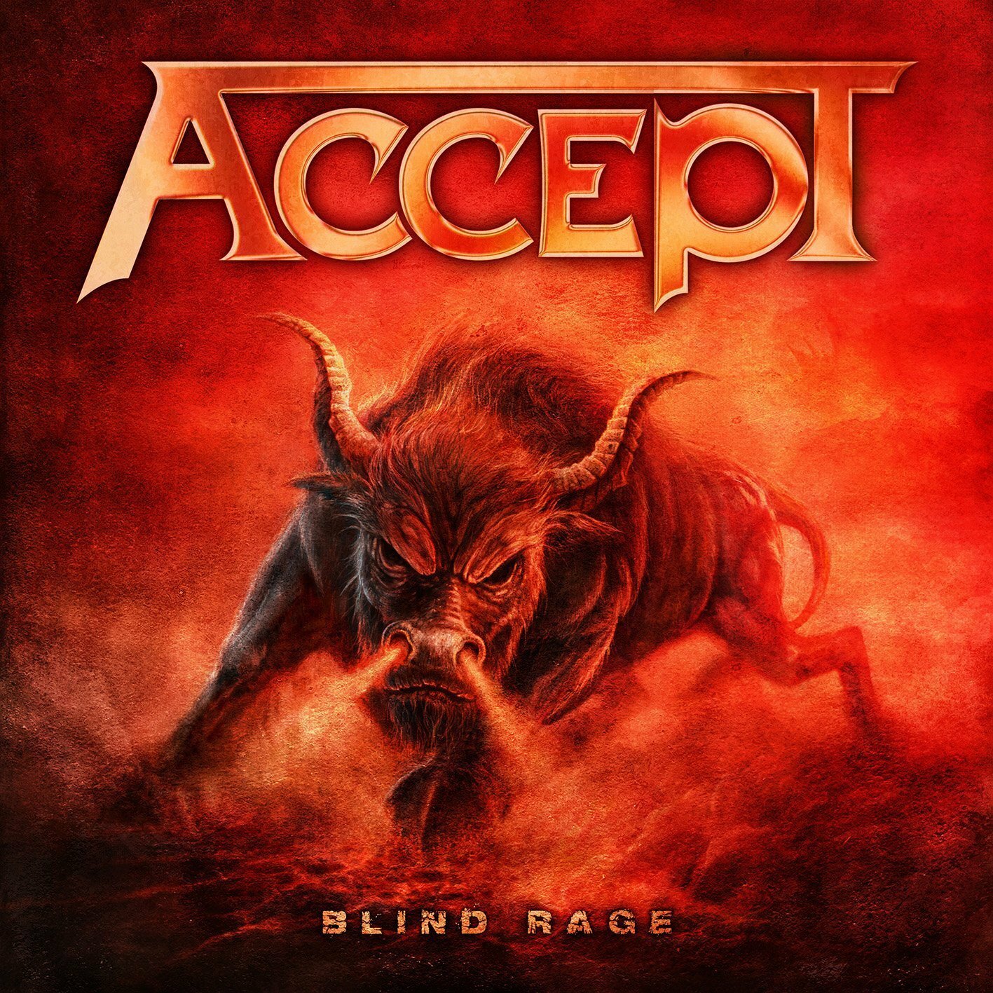 ACCEPT - Blind Rage · CLEAR/ORANGE/RED SPLATTER DLP (Heavy Metal Vinyl) · Bild 1