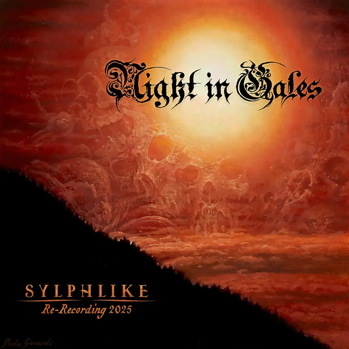 NIGHT IN GALES - Sylphlike (Re-Recorded) · BLACK LP · Bild 1 NIGHT IN GALES - Sylphlike (Re-Recorded) · BLACK LP (Melodic Death Metal Vinyl) · Bild 1