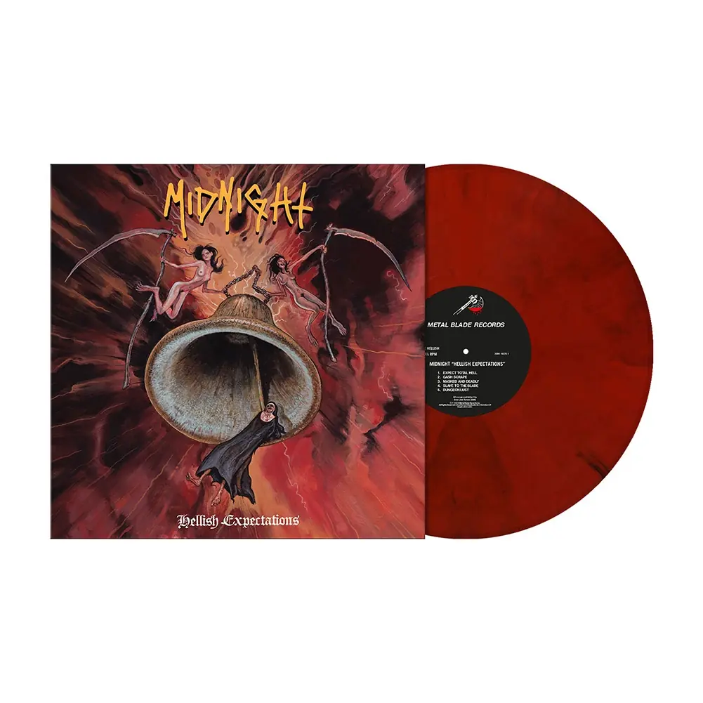 MIDNIGHT - Hellish Expectations · CRIMSON RED/BLACK SMOKE LP MIDNIGHT - Hellish Expectations · CRIMSON RED/BLACK SMOKE LP (Black Metal Vinyl)