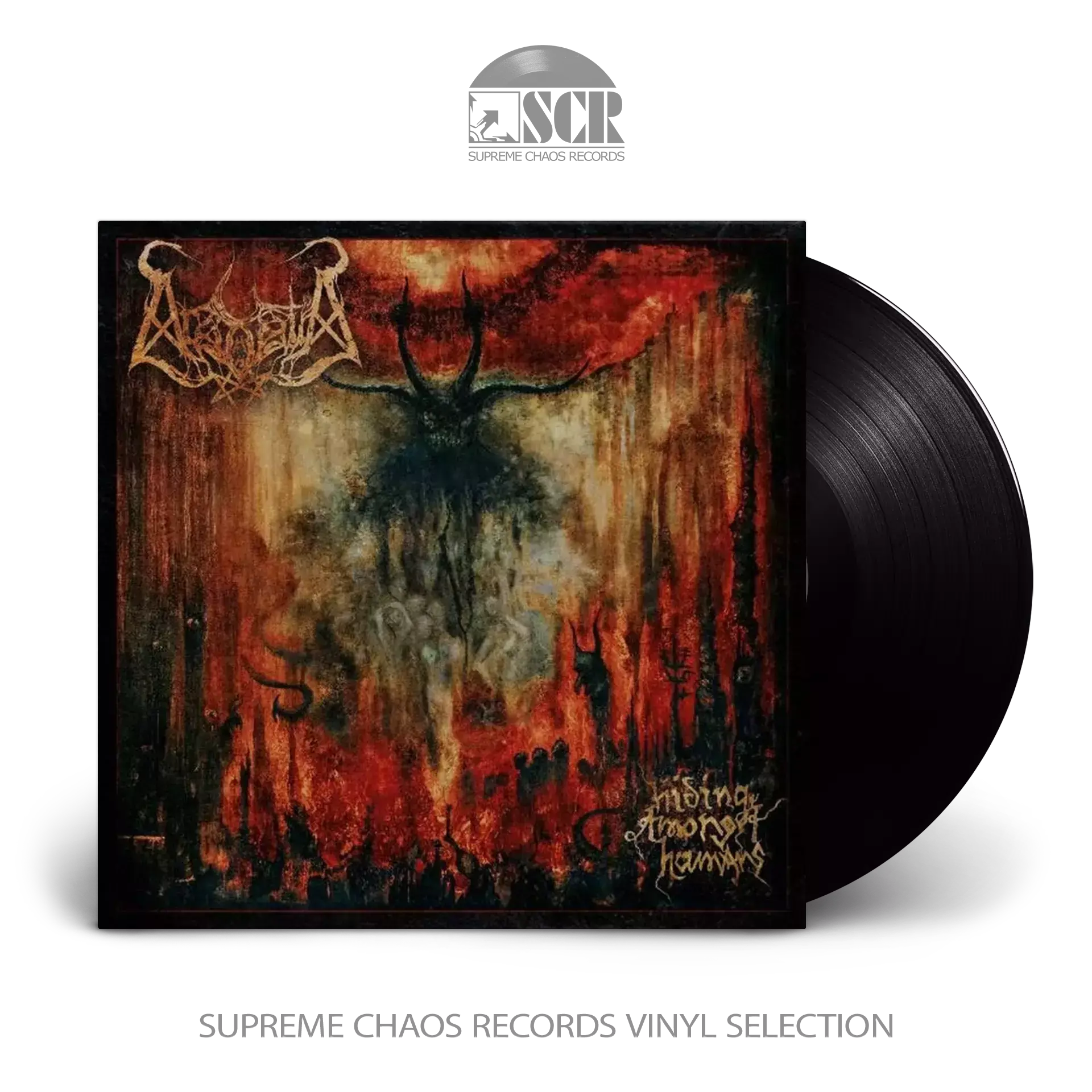 ARSGOATIA - Hiding Amongst Humans · BLACK LP ARSGOATIA - Hiding Amongst Humans · BLACK LP (Black Metal Vinyl)