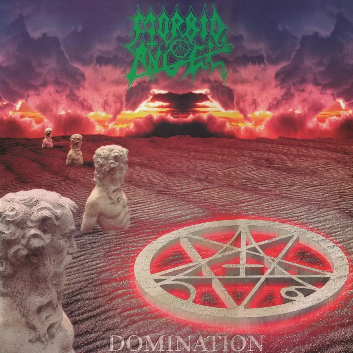 MORBID ANGEL - Domination · PURPLE/BLACK MERGE LP · Bild 1 MORBID ANGEL - Domination · PURPLE/BLACK MERGE LP (Death Metal Vinyl) · Bild 1
