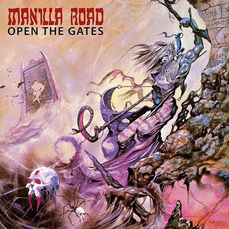 MANILLA ROAD · Open The Gates | PURPLE/BONE LP · Bild 1 MANILLA ROAD · Open The Gates | PURPLE/BONE LP (Heavy Metal Vinyl) · Bild 1