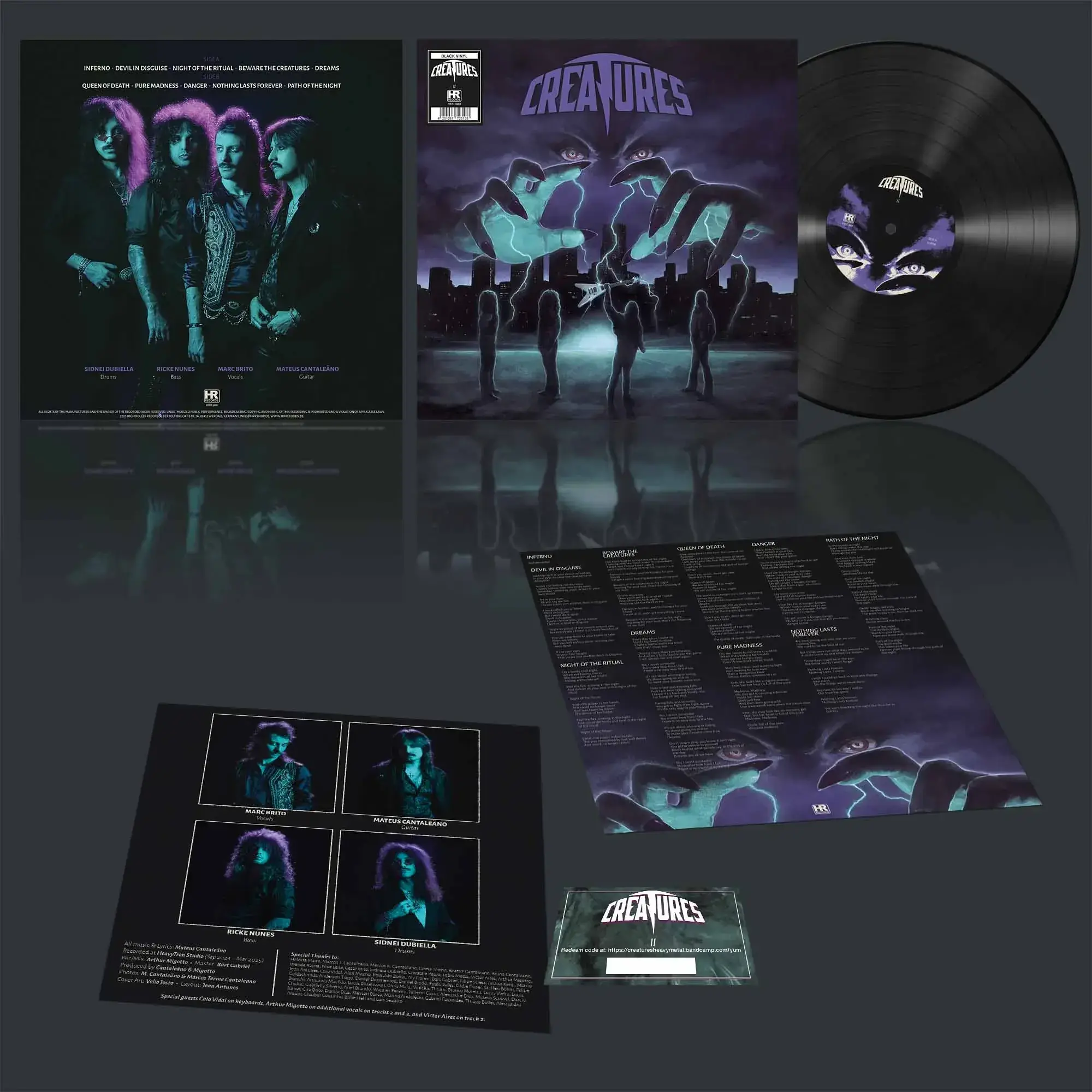 CREATURES - Creatures II · BLACK LP · Bild 2 CREATURES - Creatures II · BLACK LP (Heavy Metal Vinyl) · Bild 2