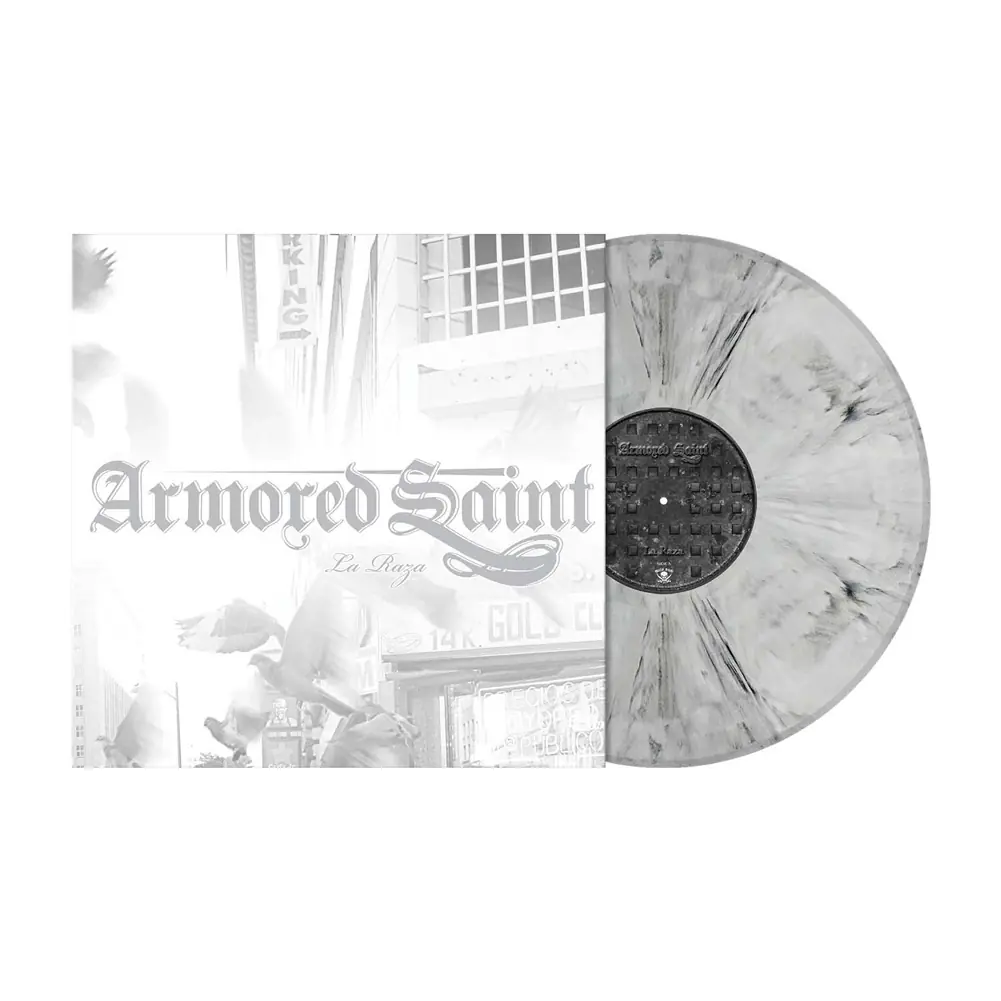 ARMORED SAINT - La Raza (Re-Issue) · WHITE/BLACK MARBLED LP ARMORED SAINT - La Raza (Re-Issue) · WHITE/BLACK MARBLED LP (Heavy Metal Vinyl)