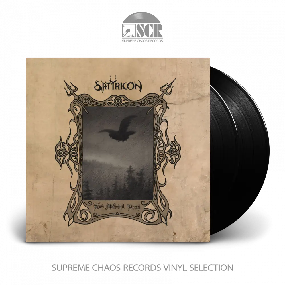 SATYRICON · Dark Medieval Times | BLACK 2LP (Black Metal Vinyl)