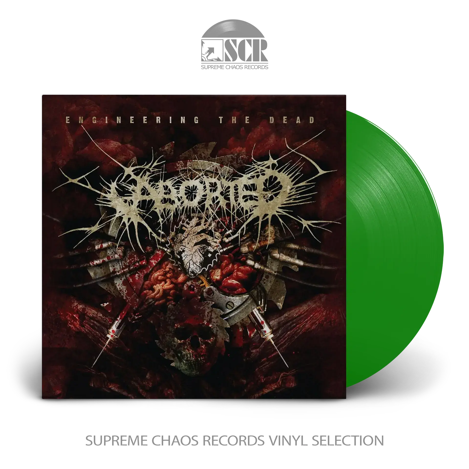 ABORTED - Engineering the Dead · GREEN LP ABORTED - Engineering the Dead · GREEN LP (Death Metal Vinyl)