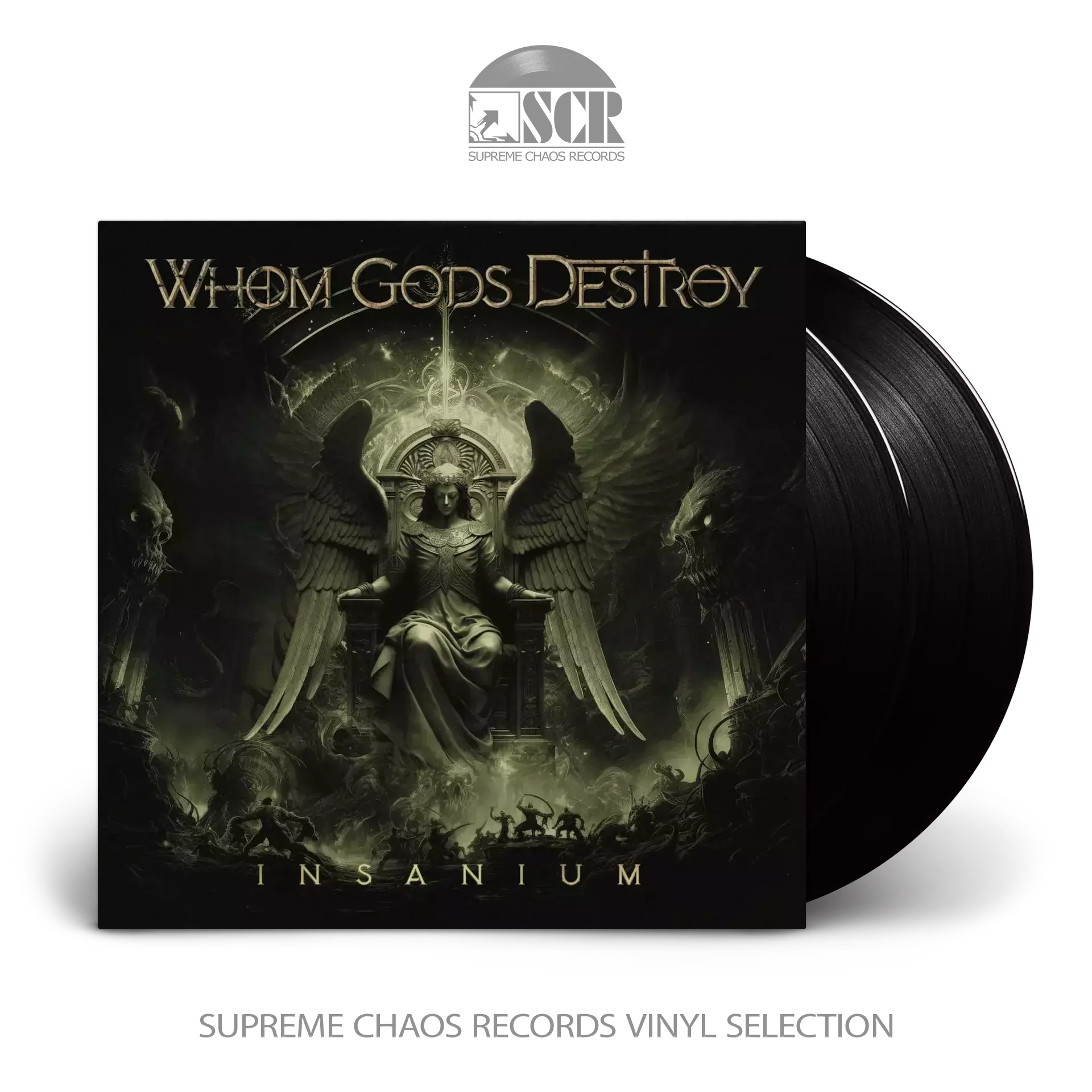 WHOM GODS DESTROY - Insanium · BLACK DLP (Progressive Metal Vinyl)