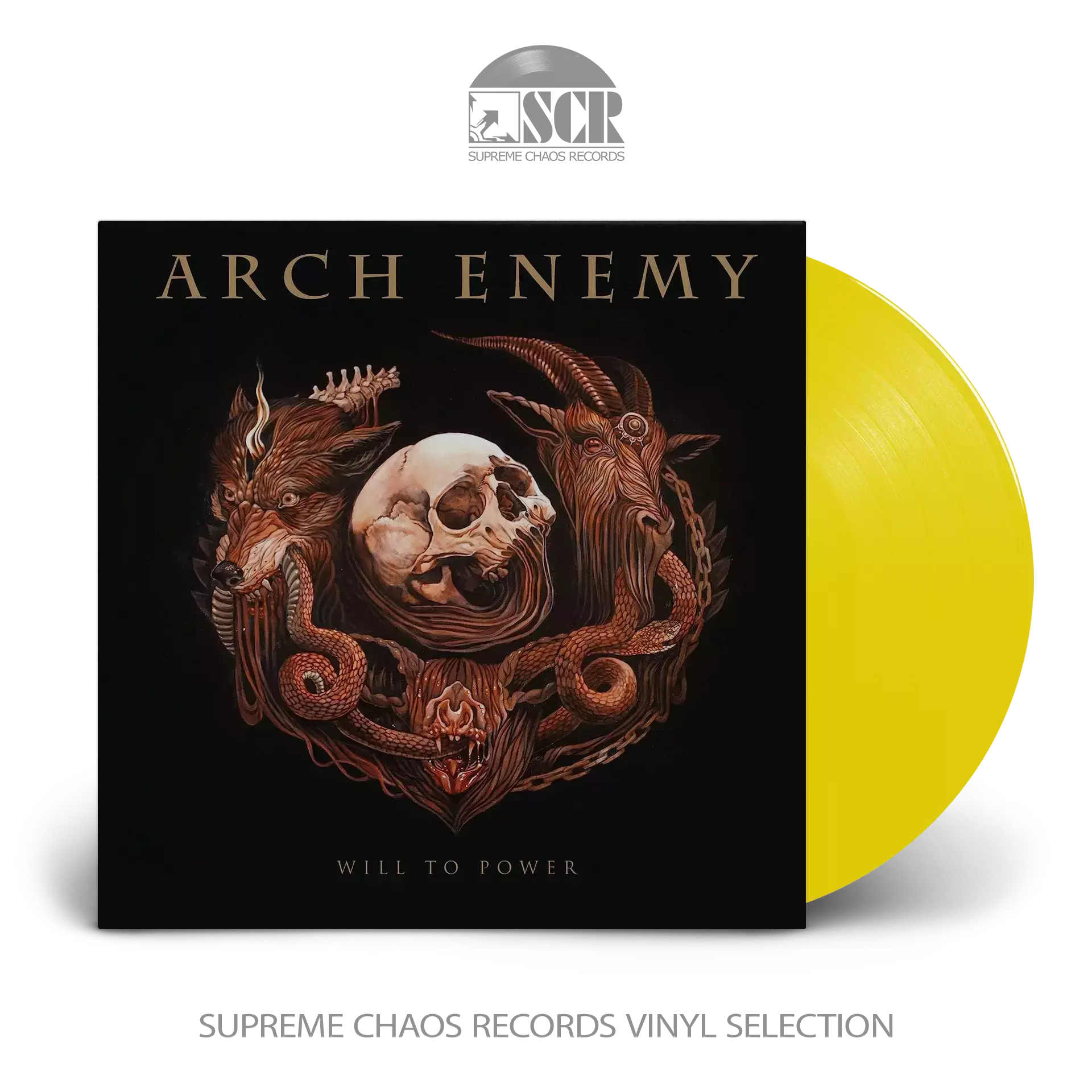 ARCH ENEMY - Will To Power (Re-Issue 2023) · YELLOW LP ARCH ENEMY - Will To Power (Re-Issue 2023) · YELLOW LP (Melodic Death Metal Vinyl)