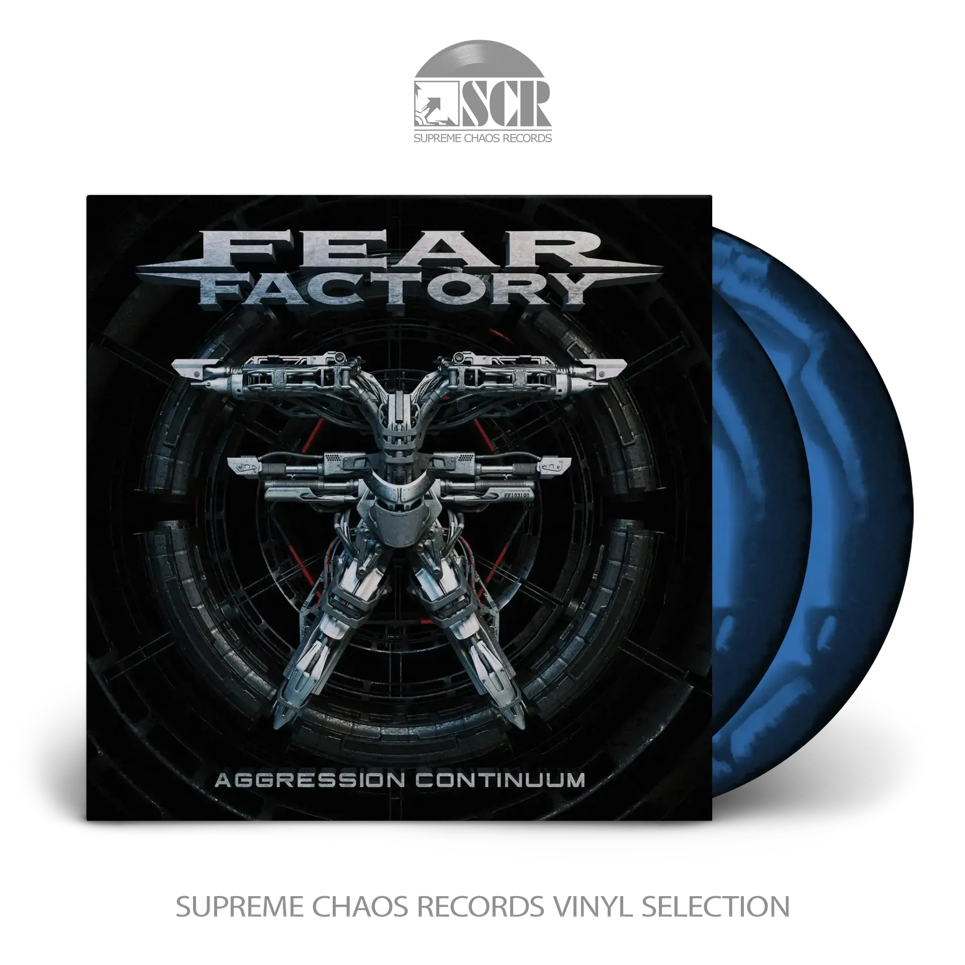 FEAR FACTORY · Aggression Continuum (B-Stock) | SPLATTER 2LP (Industrial Metal Vinyl)
