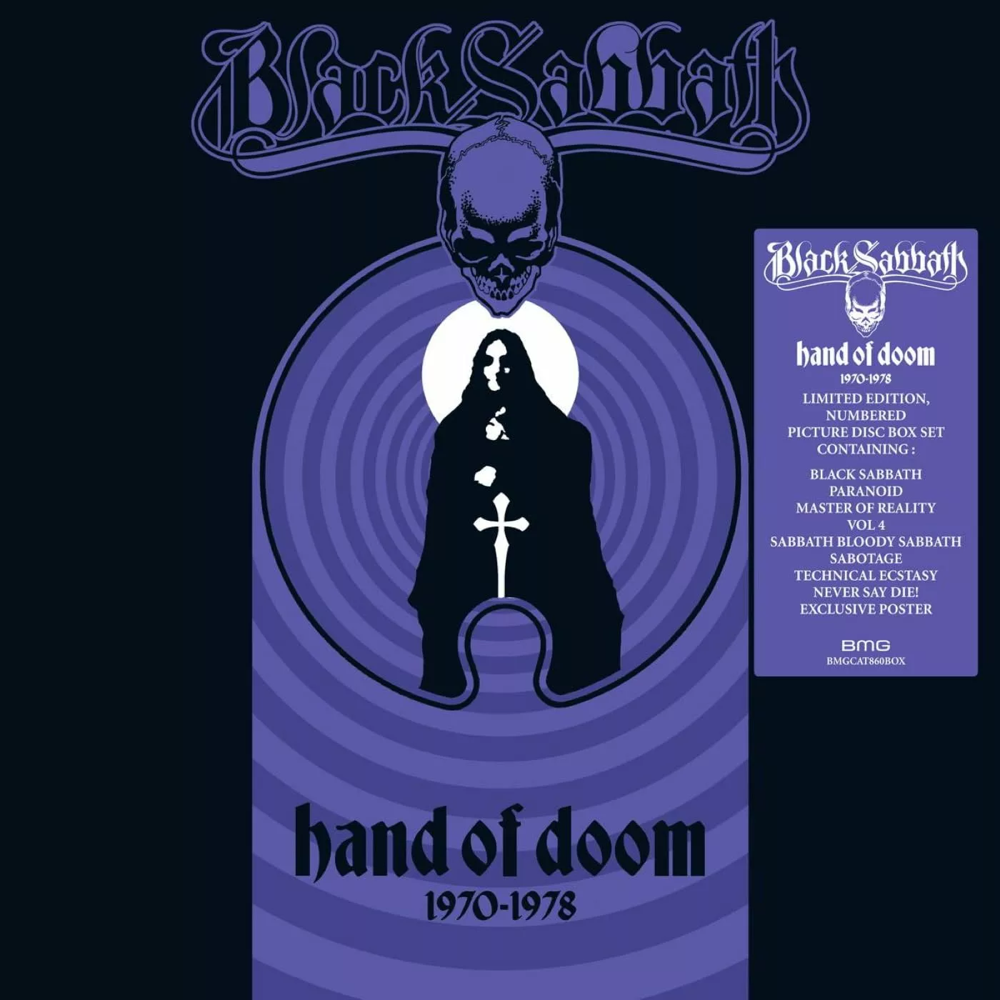BLACK SABBATH - Hand Of Doom · 8 PICTURE DISC BOXSET · Bild 1 BLACK SABBATH - Hand Of Doom · 8 PICTURE DISC BOXSET (Heavy Metal/Hardrock Vinyl) · Bild 1