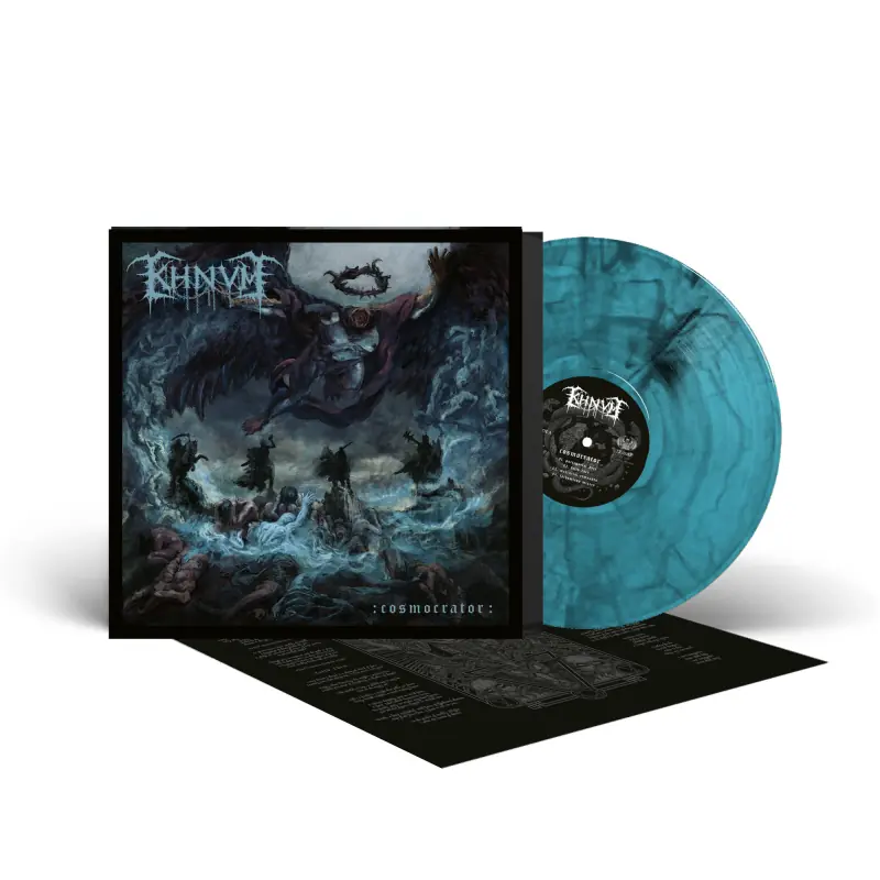 KHNVM - Cosmocrator · TURQUOISE/BLACK LP · Bild 2 KHNVM - Cosmocrator · TURQUOISE/BLACK LP (Death Metal Vinyl) · Bild 2