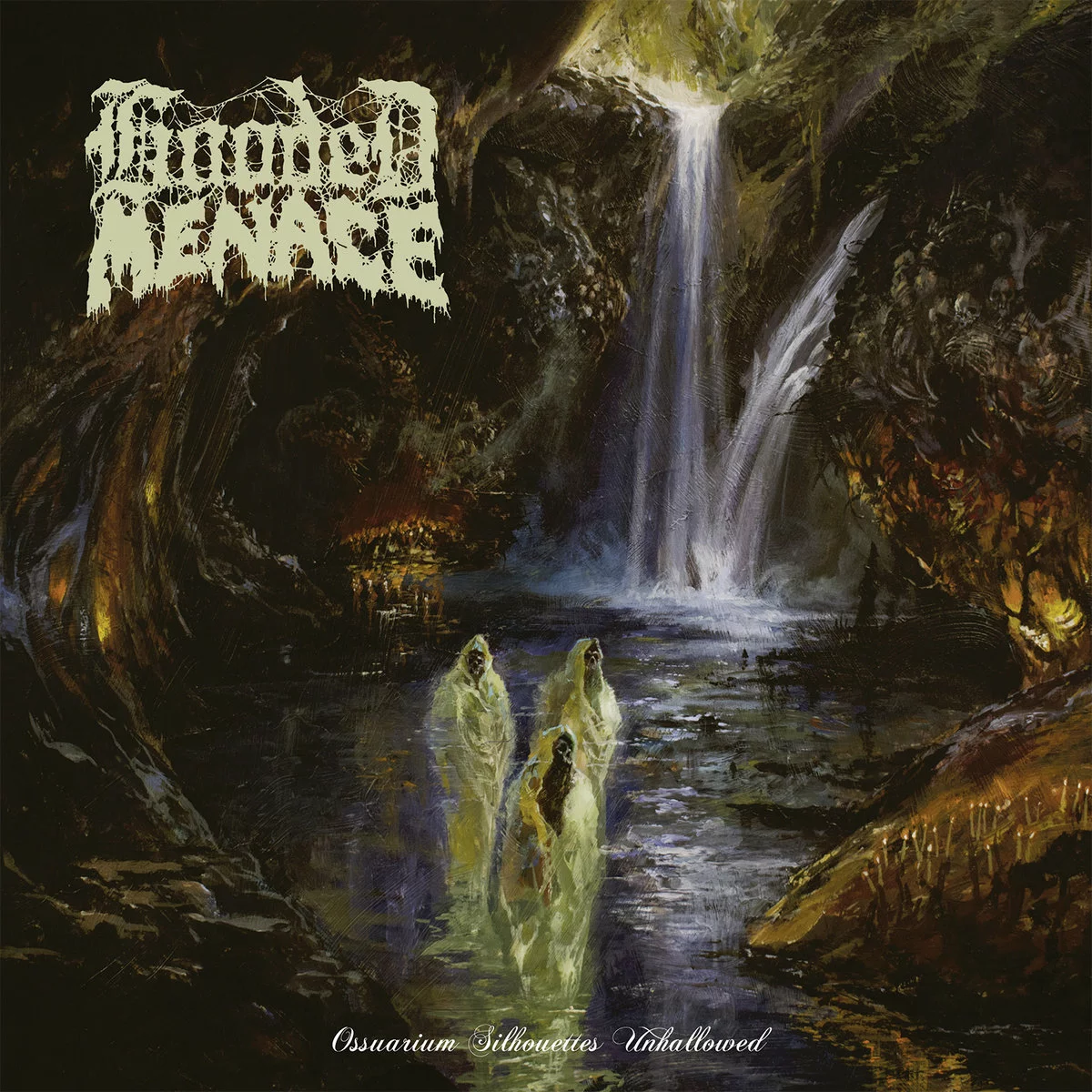 HOODED MENACE - Ossuarium Silhouettes Unhallowed [BLACK LP]