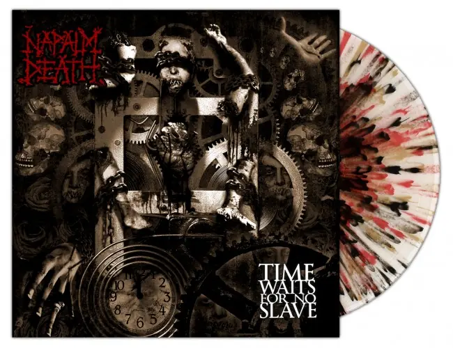 NAPALM DEATH · Time Waits For No Slave | SCR SPLATTER LP NAPALM DEATH · Time Waits For No Slave | SCR SPLATTER LP (Grindcore Vinyl)