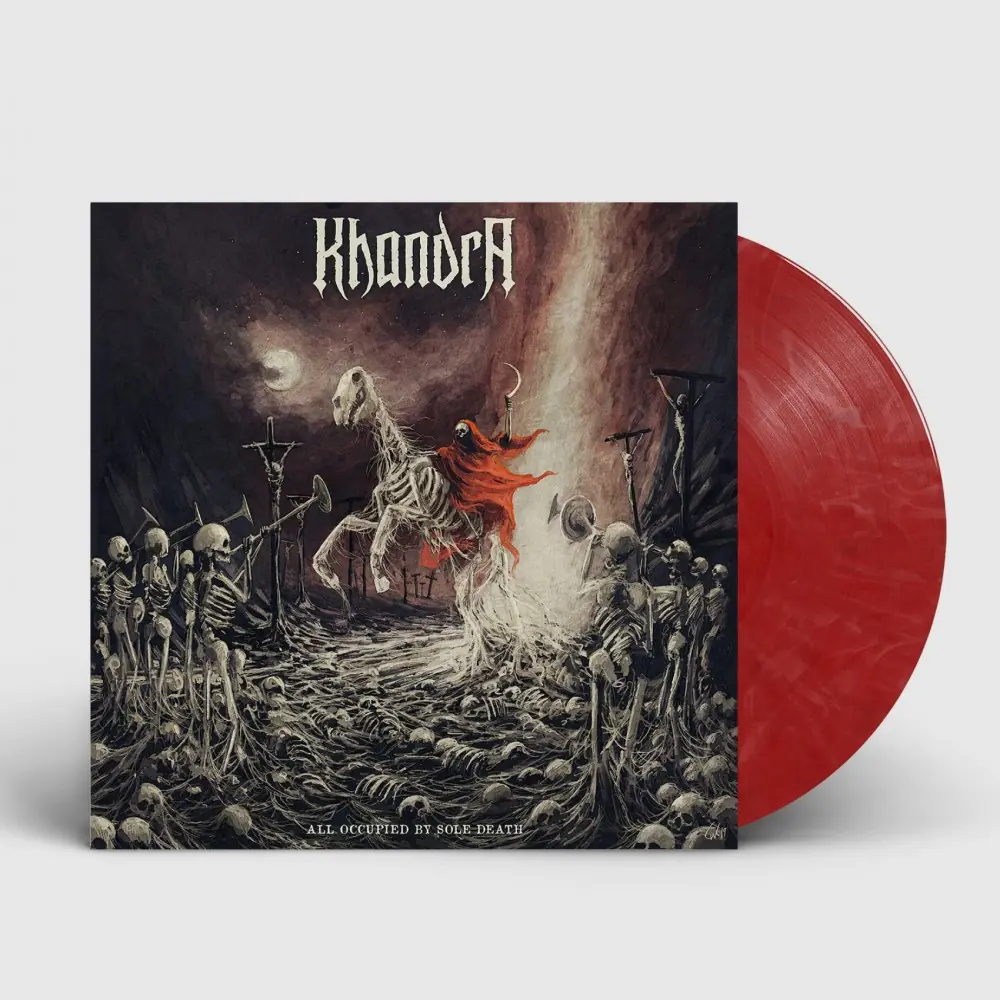 KHANDRA - All Occupied By Sole Death · GOLD/RED LP (Black Metal Vinyl)