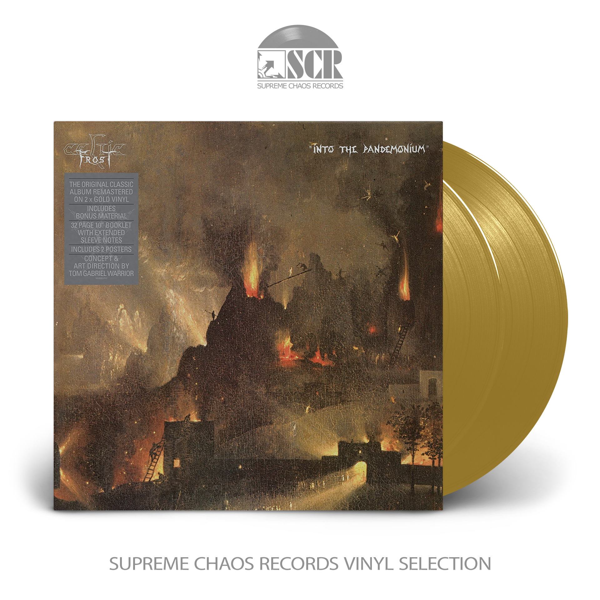 CELTIC FROST - Into The Pandemonium · GOLD 2LP CELTIC FROST - Into The Pandemonium · GOLD 2LP (Death Metal Vinyl)