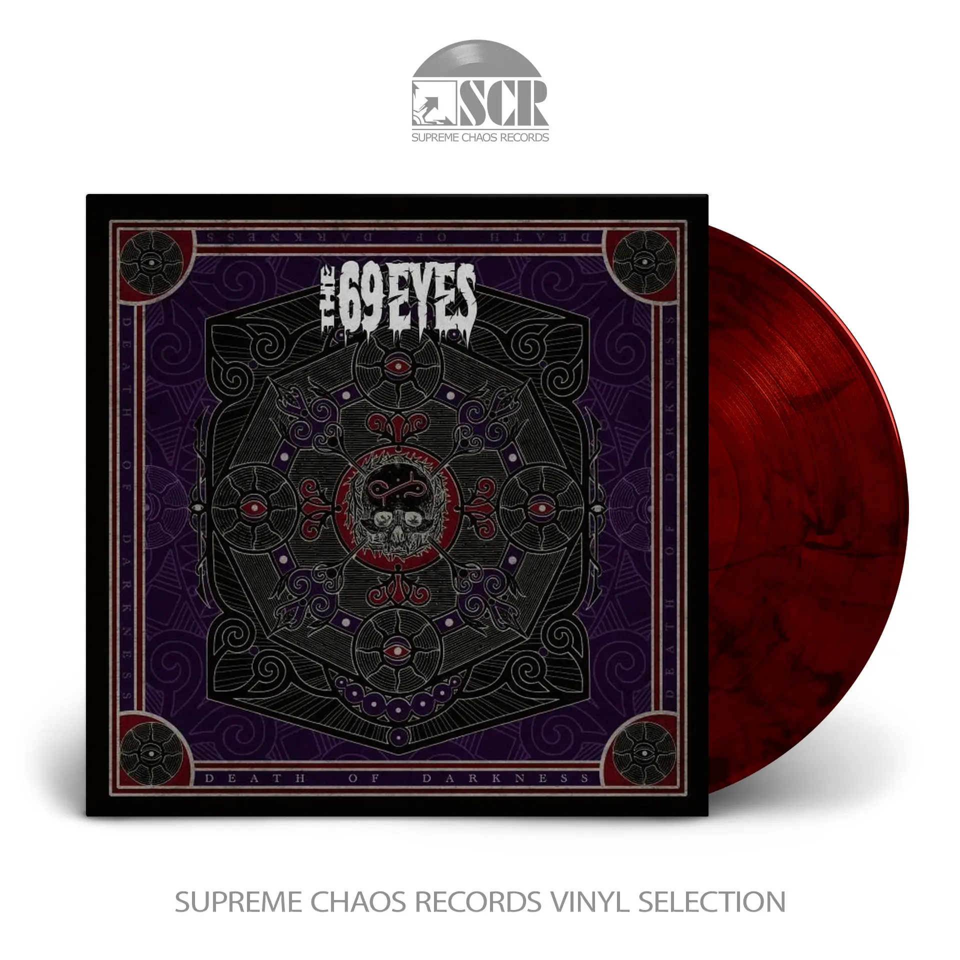 THE 69 EYES - Death Of Darkness · BLOOD RED MARBLED LP (Hard Rock Vinyl)