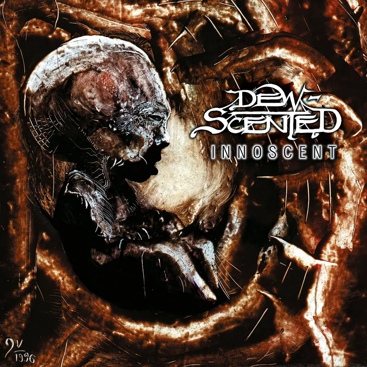 DEW-SCENTED - Innoscent · DARK OLIVE LP · Bild 1 DEW-SCENTED - Innoscent · DARK OLIVE LP (Thrash Metal Vinyl) · Bild 1
