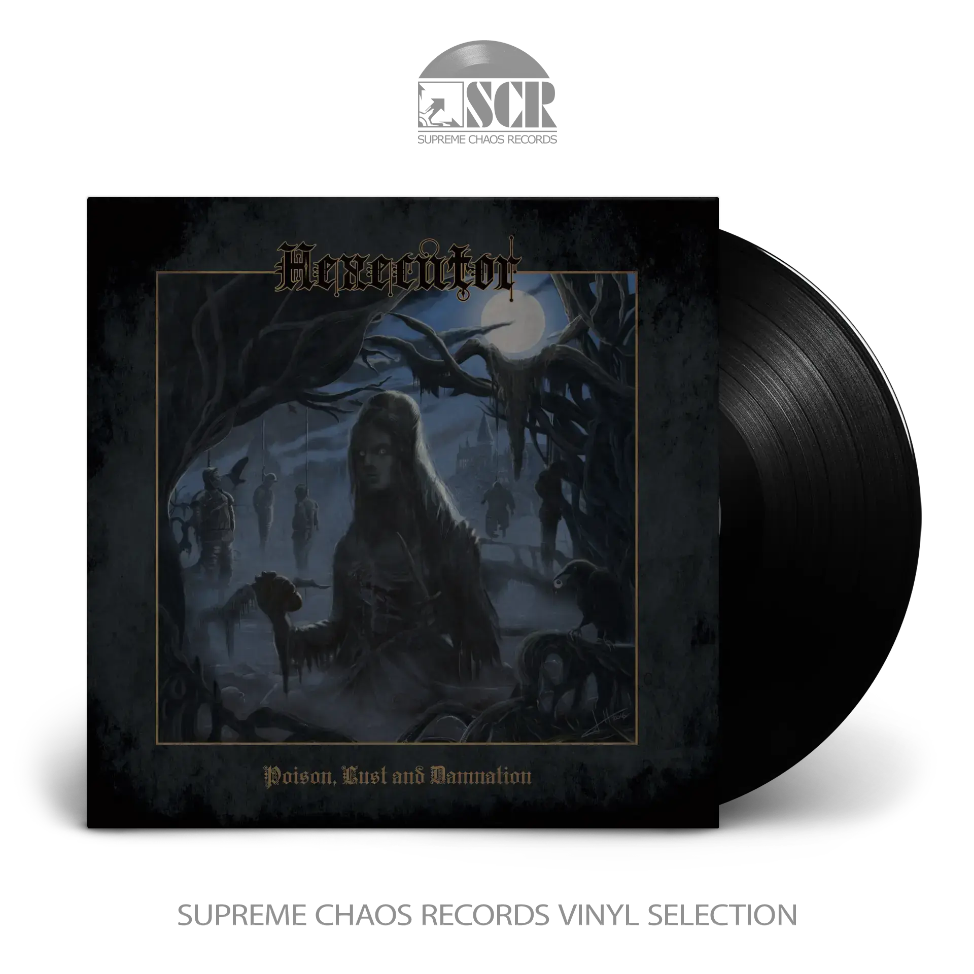 HEXECUTOR · Poison, Lust And Damnation | BLACK LP HEXECUTOR · Poison, Lust And Damnation | BLACK LP (Thrash Metal Vinyl)
