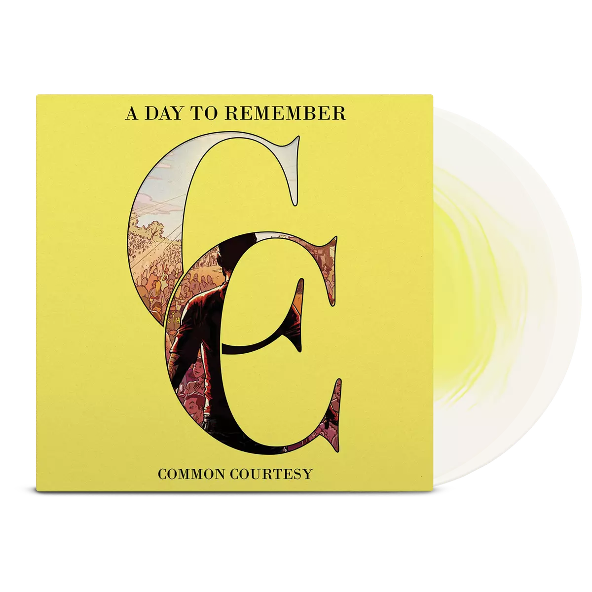 A DAY TO REMEMBER · Common Courtesy | LEMON CLEAR DLP (Metalcore Vinyl)