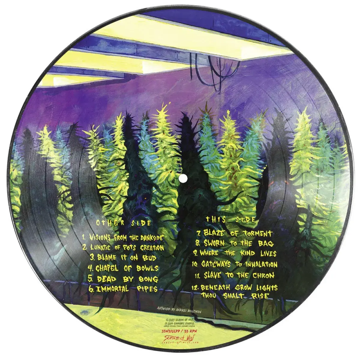 CANNABIS CORPSE · Beneath Grow Lights Thou Shalt Rise | PICTURE DISC LP (Death Metal Vinyl) · Bild 2