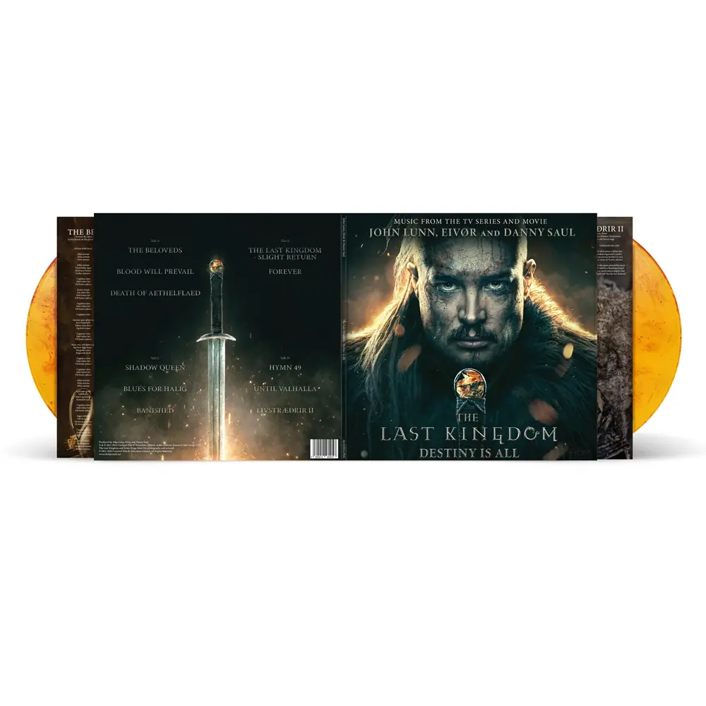 JOHN LUNN / EIVOR / DANNY SAUL - The Last Kingdom: Destiny Is All · AMBER DLP (Atmospheric Nordic Folk Vinyl)