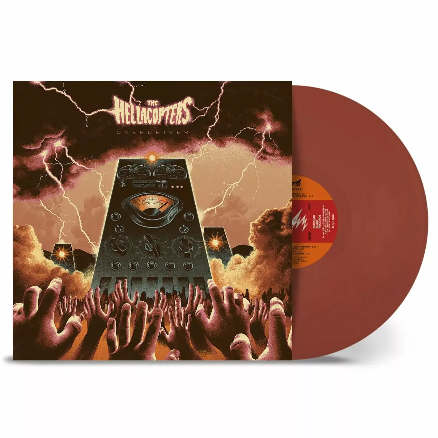 THE HELLACOPTERS - Overdriver · BRICK RED LP THE HELLACOPTERS - Overdriver · BRICK RED LP (Hard Rock Vinyl)