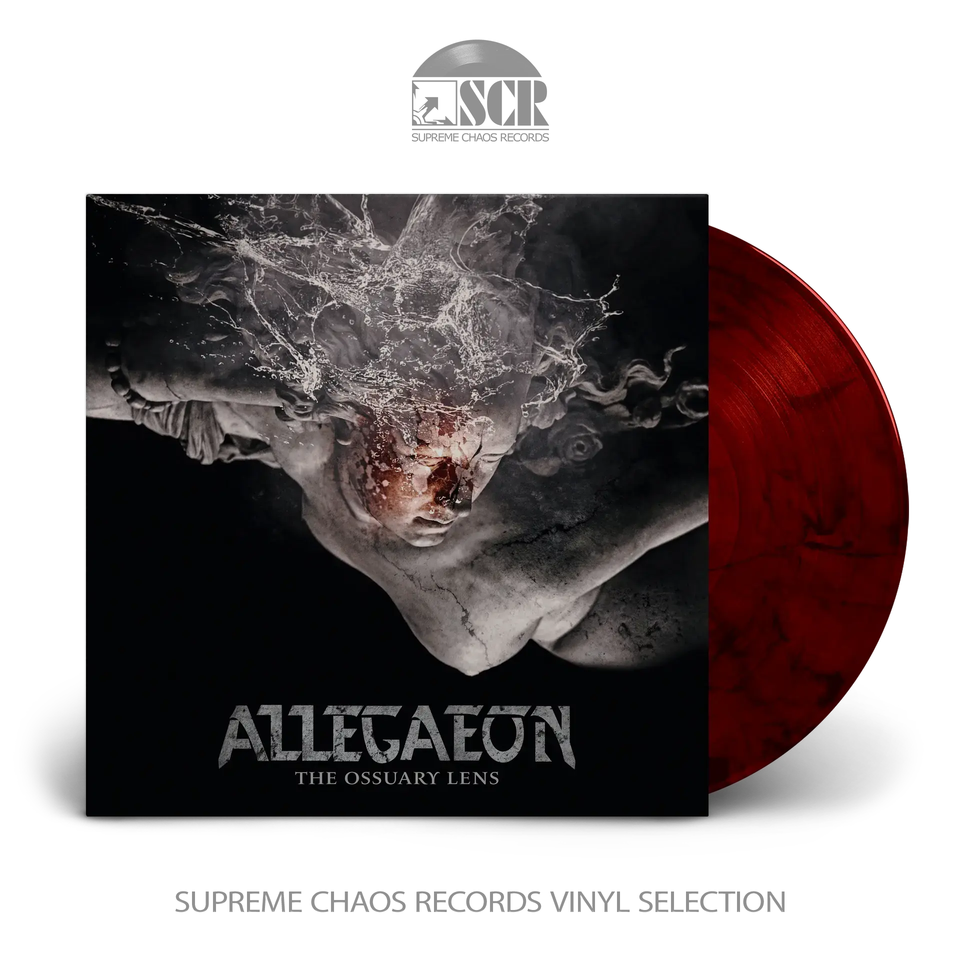 ALLEGAEON · The Ossuary Lens | RED MARBLED LP (Progressive Metal/Death Metal Vinyl)