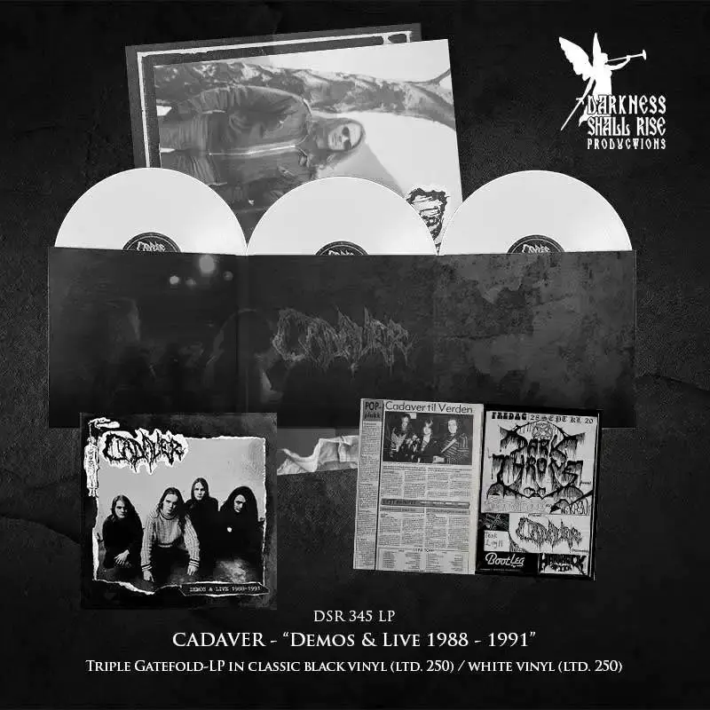 CADAVER · Demos & Live 1988-1991 | WHITE 3LP (Death Metal Vinyl) · Bild 2