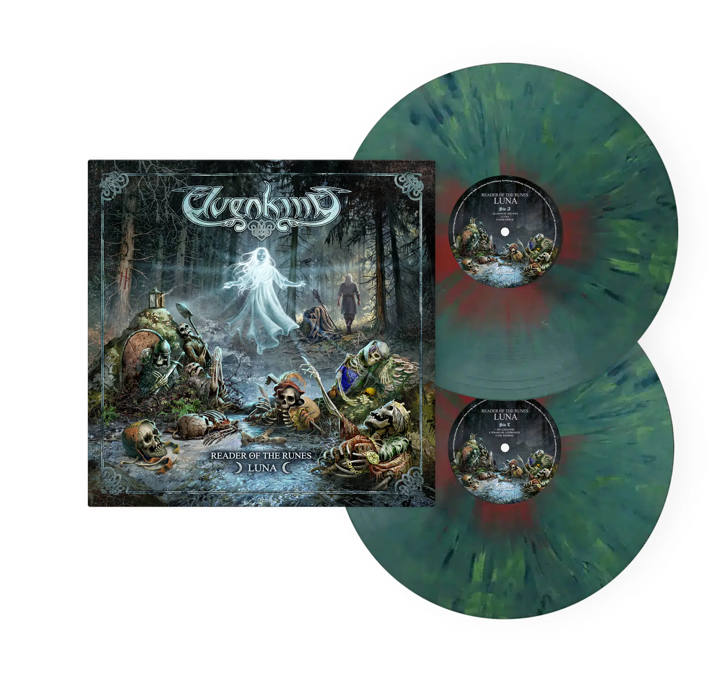 ELVENKING - Reader Of The Runes-Luna · SPLATTER 2LP (Heavy Metal Vinyl)