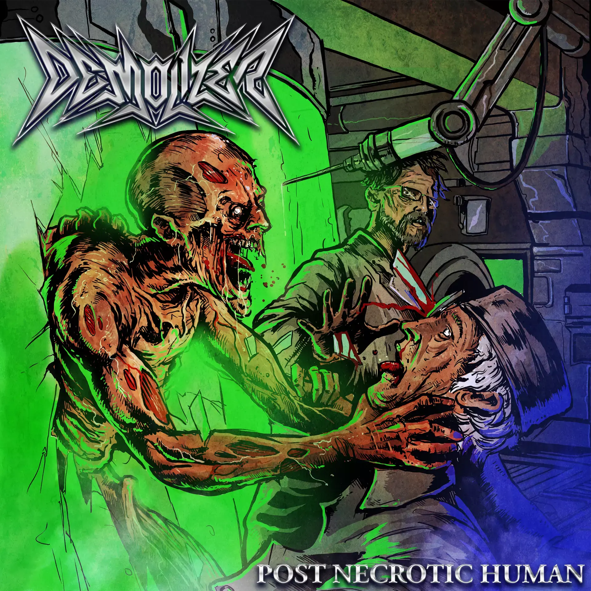 DEMOLIZER · Post Necrotic Human | BLACK LP (Thrash Metal Vinyl) · Bild 1