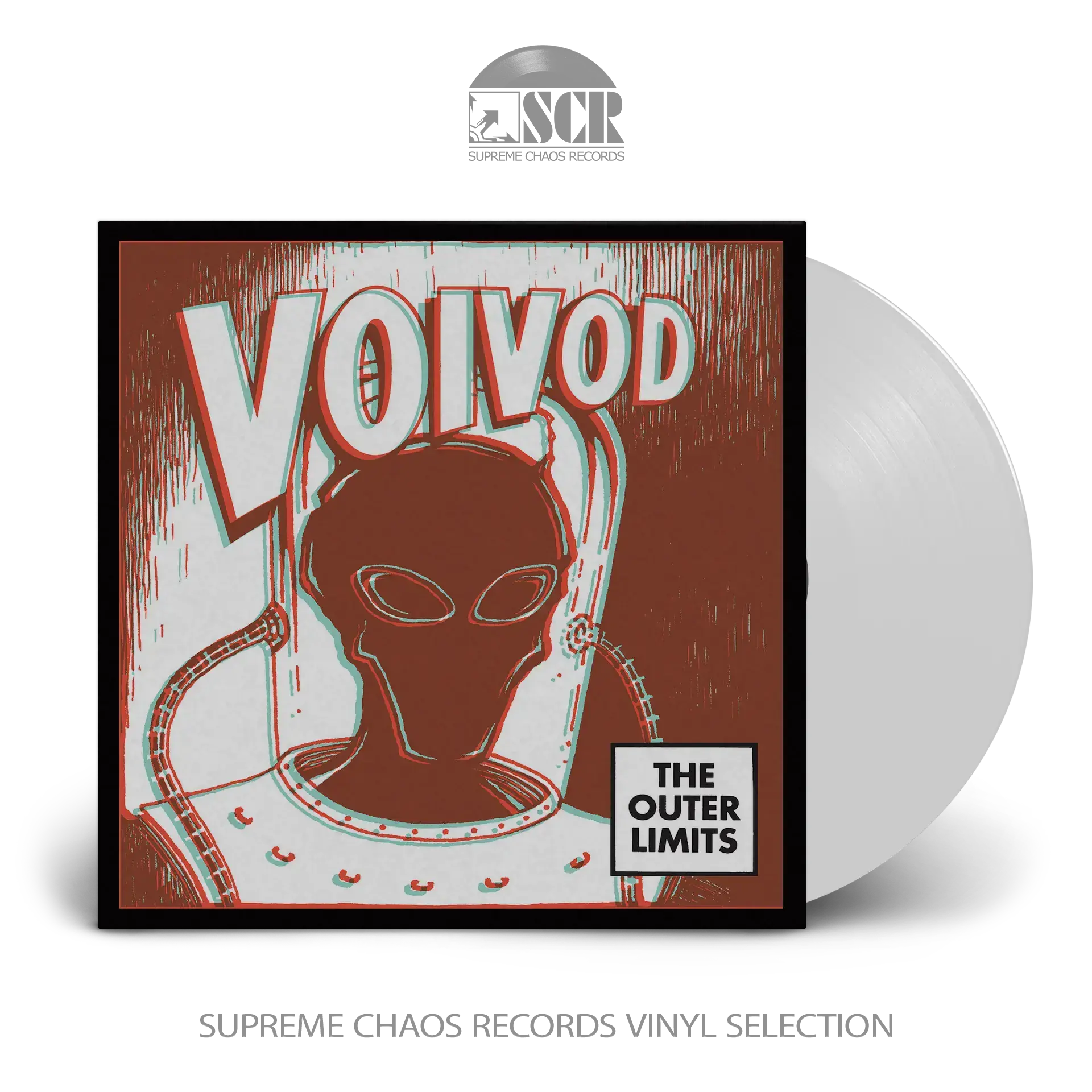 VOIVOD - The Outer Limits · 3D WHITE LP (Progressive Metal Vinyl)
