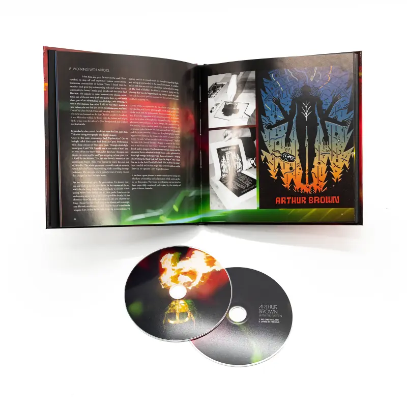 ARTHUR BROWN - Long Long Road · 2CD ARTBOOK (Progressive Rock/Blues Rock CDs) · Bild 2