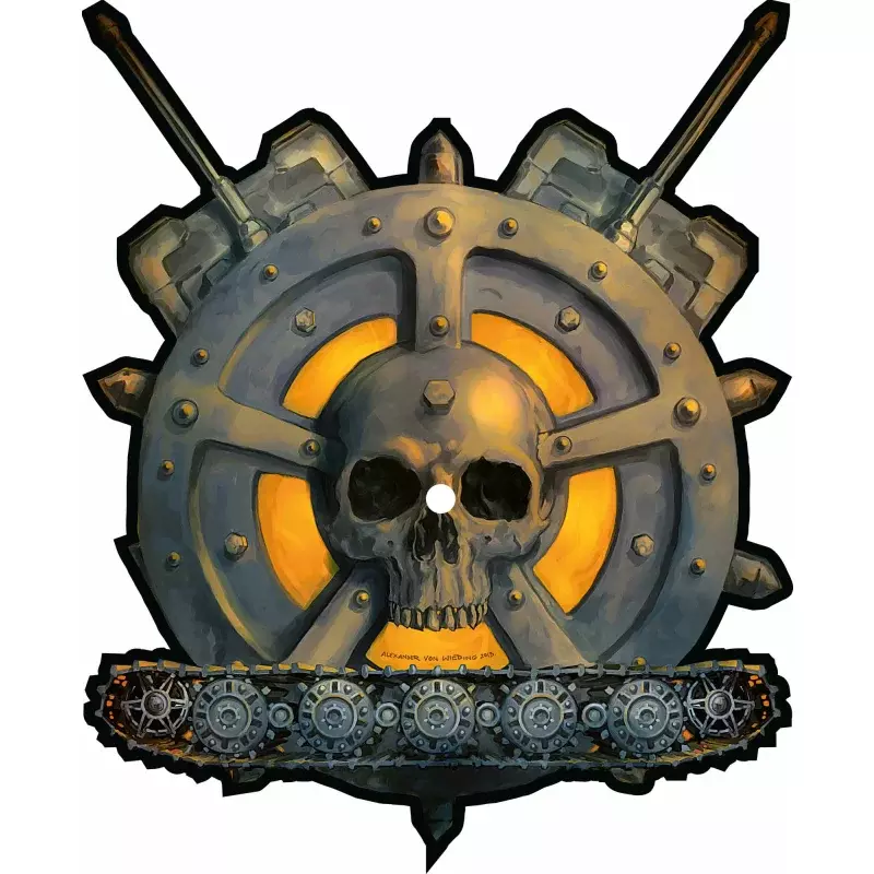 JAG PANZER · Chain of Command/ She Waits | SHAPE LP JAG PANZER · Chain of Command/ She Waits | SHAPE LP (Power Metal Vinyl)