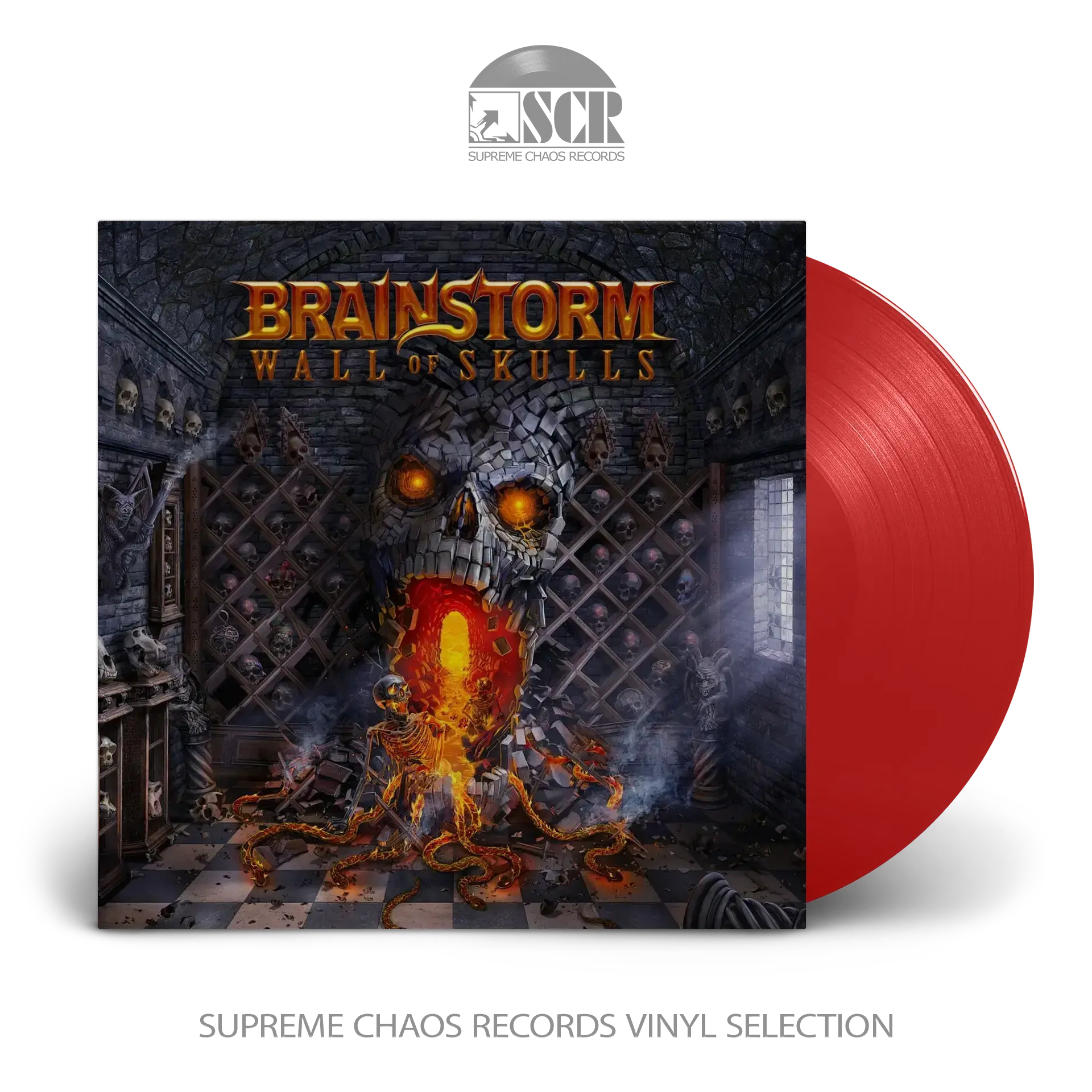 BRAINSTORM · Wall Of Skulls | RED LP (Heavy Metal Vinyl)