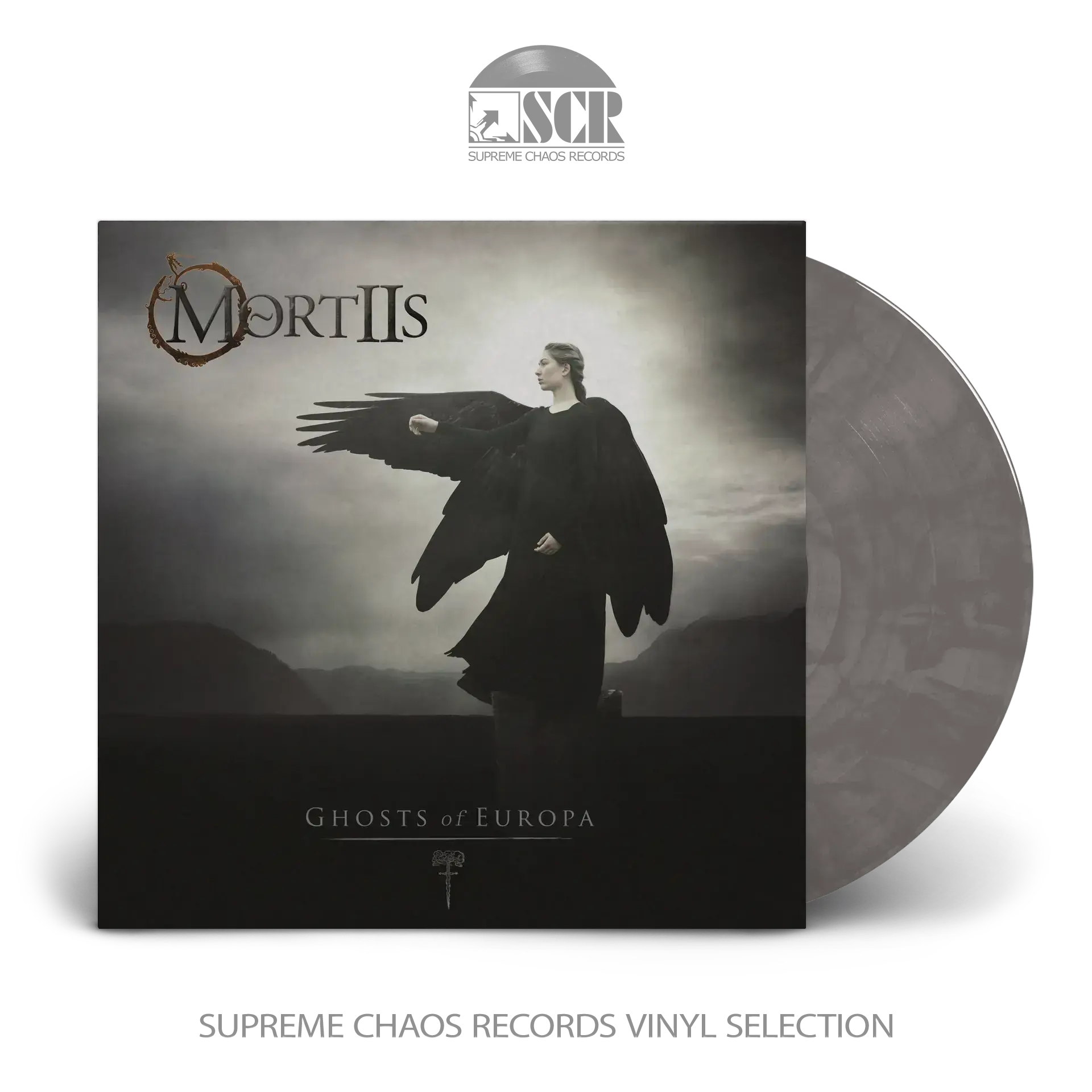 MORTIIS · Ghosts Of Europa | SMOKE MARBLE LP (Electronic/Industrial/Rock Vinyl)