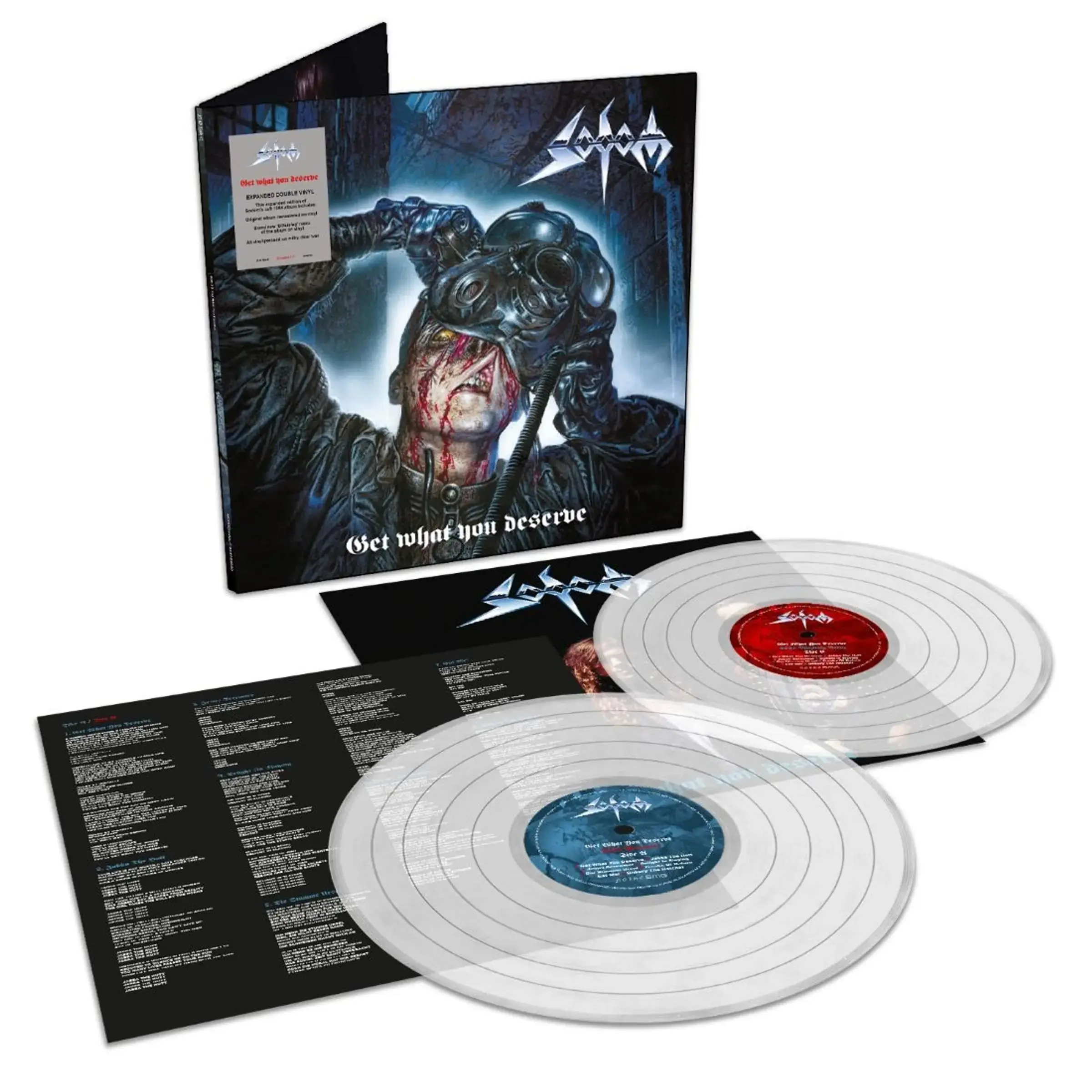 SODOM · Get What You Deserve | MILKY CLEAR 2LP (Thrash Metal Vinyl)