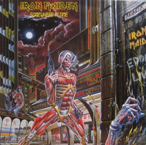IRON MAIDEN · Somewhere In Time | BLACK LP (Heavy Metal Vinyl) · Bild 1