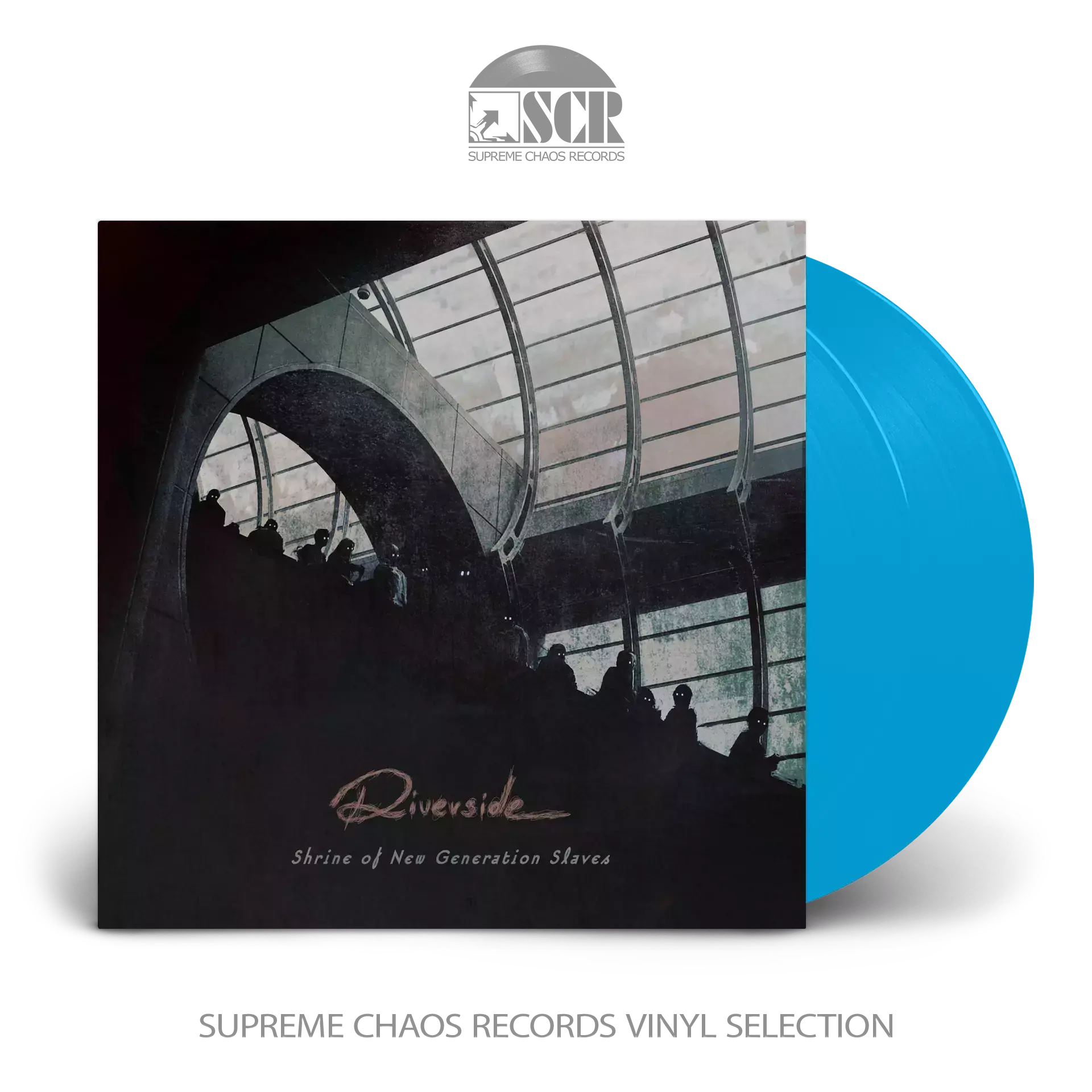 RIVERSIDE - Shrine Of New Generation Slaves (Re-issue 2023) · TRANSPARENT LIGHT BLUE DOUBLE VINYL RIVERSIDE - Shrine Of New Generation Slaves (Re-issue 2023) · TRANSPARENT LIGHT BLUE DOUBLE VINYL (Progressive Rock Vinyl)