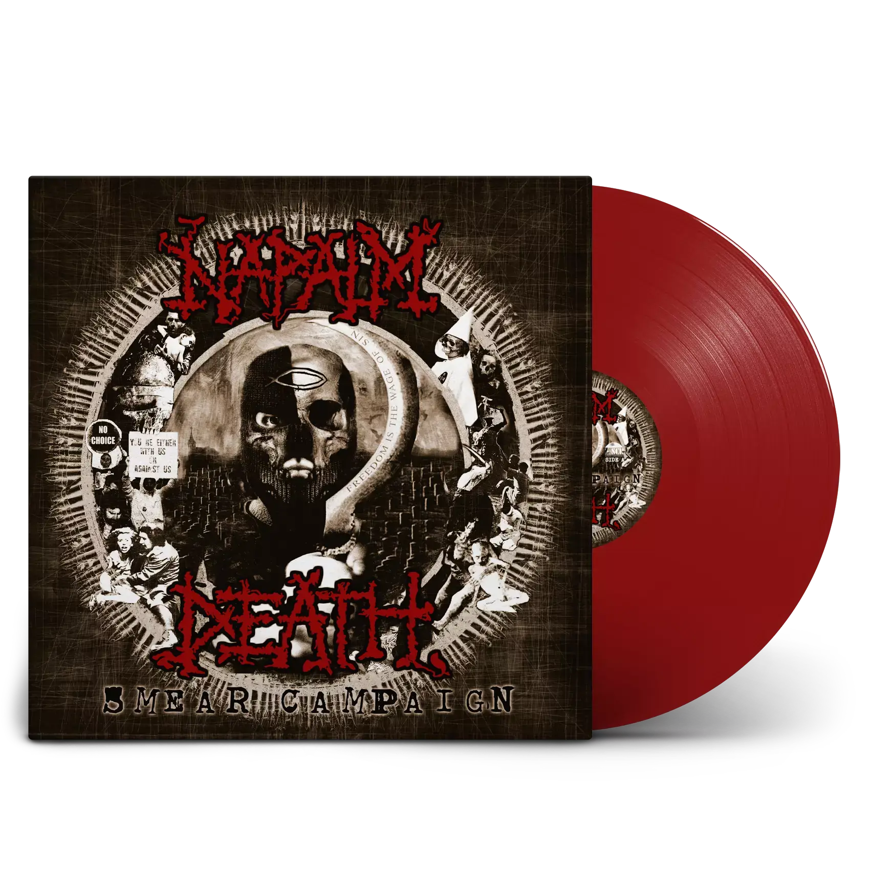 NAPALM DEATH - Smear Campaign · RUSTY RED LP (Grindcore Vinyl)