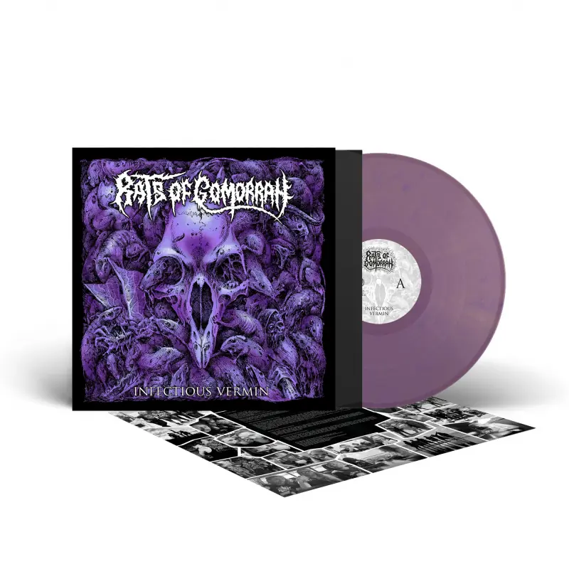 RATS OF GOMORRAH · Infectious Vermin | PURPLE/GOLD MARBLED LP RATS OF GOMORRAH · Infectious Vermin | PURPLE/GOLD MARBLED LP (Death Metal Vinyl)