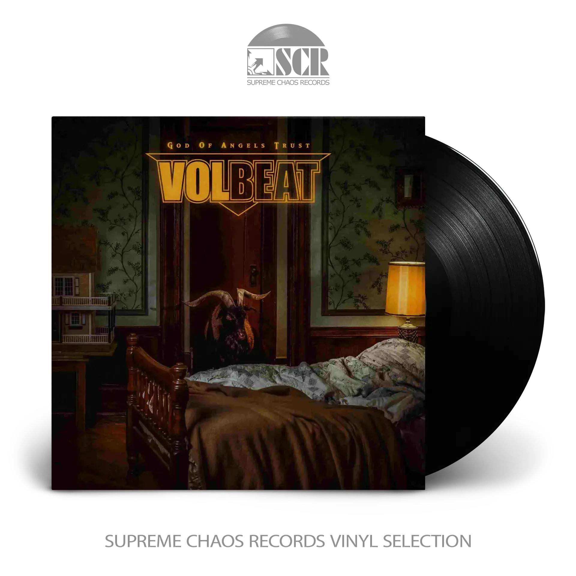 VOLBEAT - God Of Angels Trust · BLACK LP VOLBEAT - God Of Angels Trust · BLACK LP (Hardrock/Heavy Metal Vinyl)