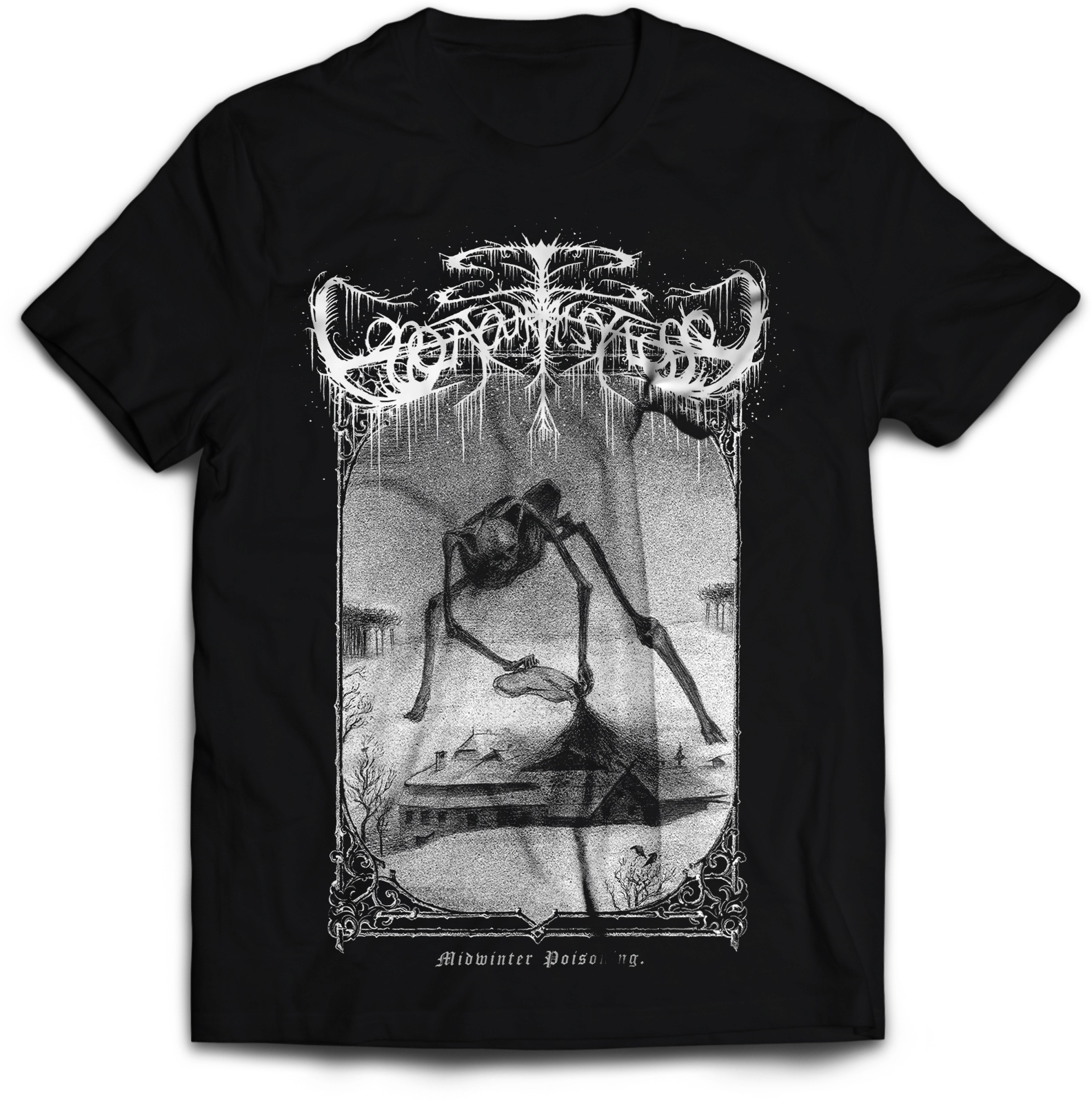 BONJOUR TRISTESSE · Midwinter Poisoning | T-SHIRT BONJOUR TRISTESSE · Midwinter Poisoning | T-SHIRT (Black Metal Clothes)