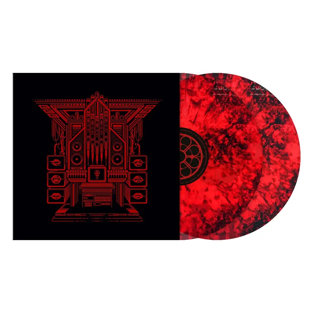 KEYGEN CHURCH · Nel Nome Del Codice | TRANSPARENT RED/BLACKDUST 2LP (Synth Metal Vinyl)