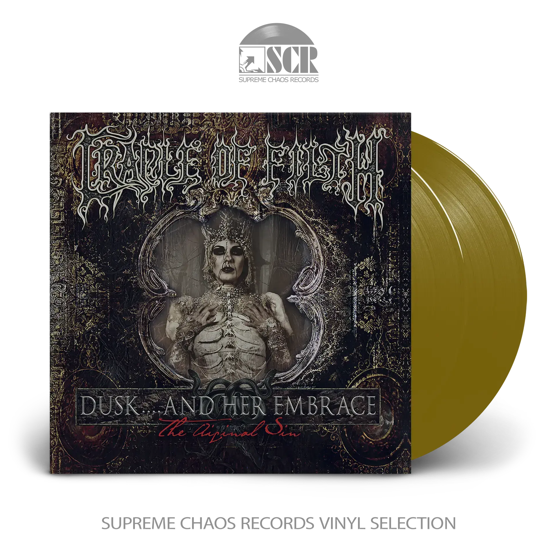 CRADLE OF FILTH - Dusk And Her Embrace (The Original Sin) · GOLD 2LP (Gothic Metal/Black Metal Vinyl)
