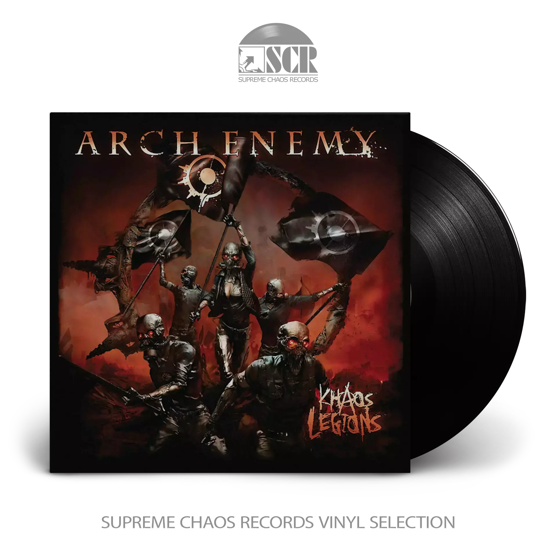 ARCH ENEMY · Khaos Legions (Re-Issue 2023) | BLACK LP ARCH ENEMY · Khaos Legions (Re-Issue 2023) | BLACK LP (Melodic Death Metal Vinyl)