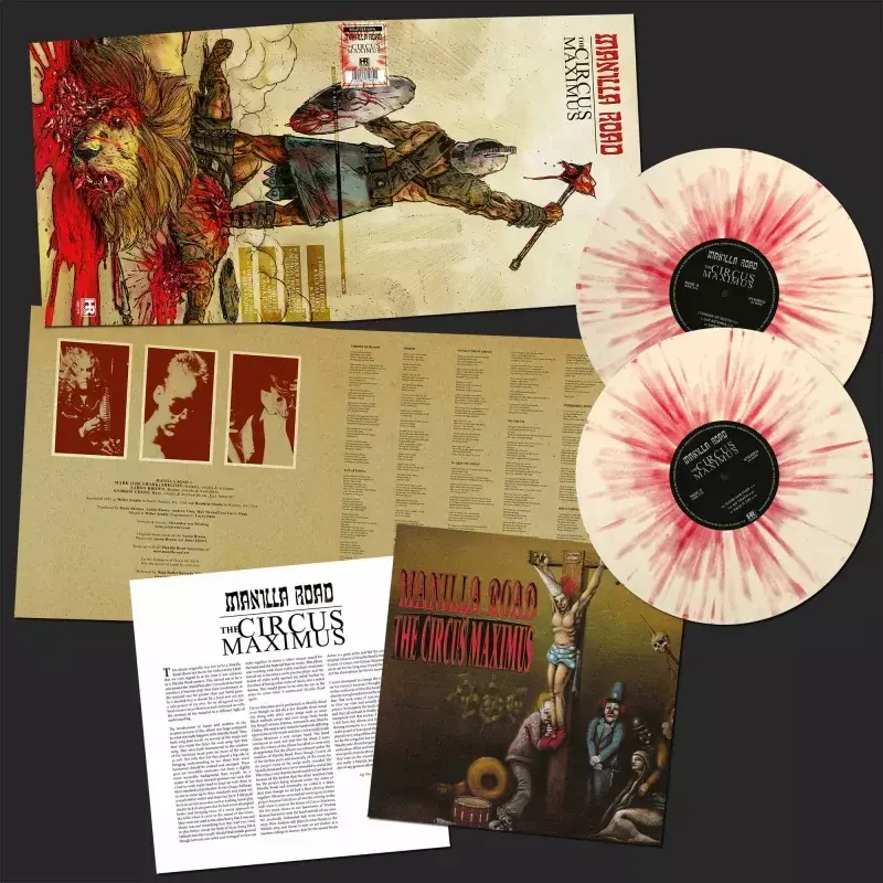 MANILLA ROAD · The Circus Maximus | SPLATTER DLP MANILLA ROAD · The Circus Maximus | SPLATTER DLP (Heavy Metal Vinyl)